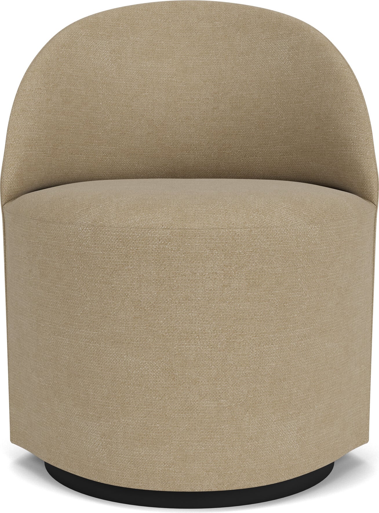 Fotel obrotowy Tearoom Swivel Bouclé 60 cm beżowy