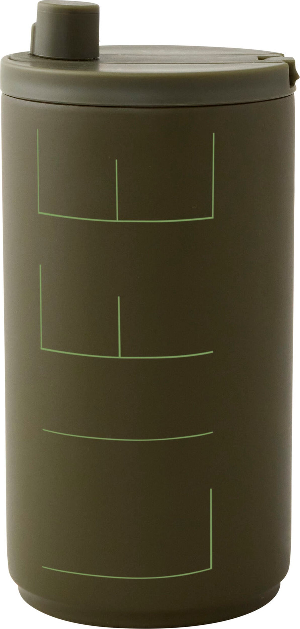 Kubek podróżny Design Letters Life 350 ml oliwkowy