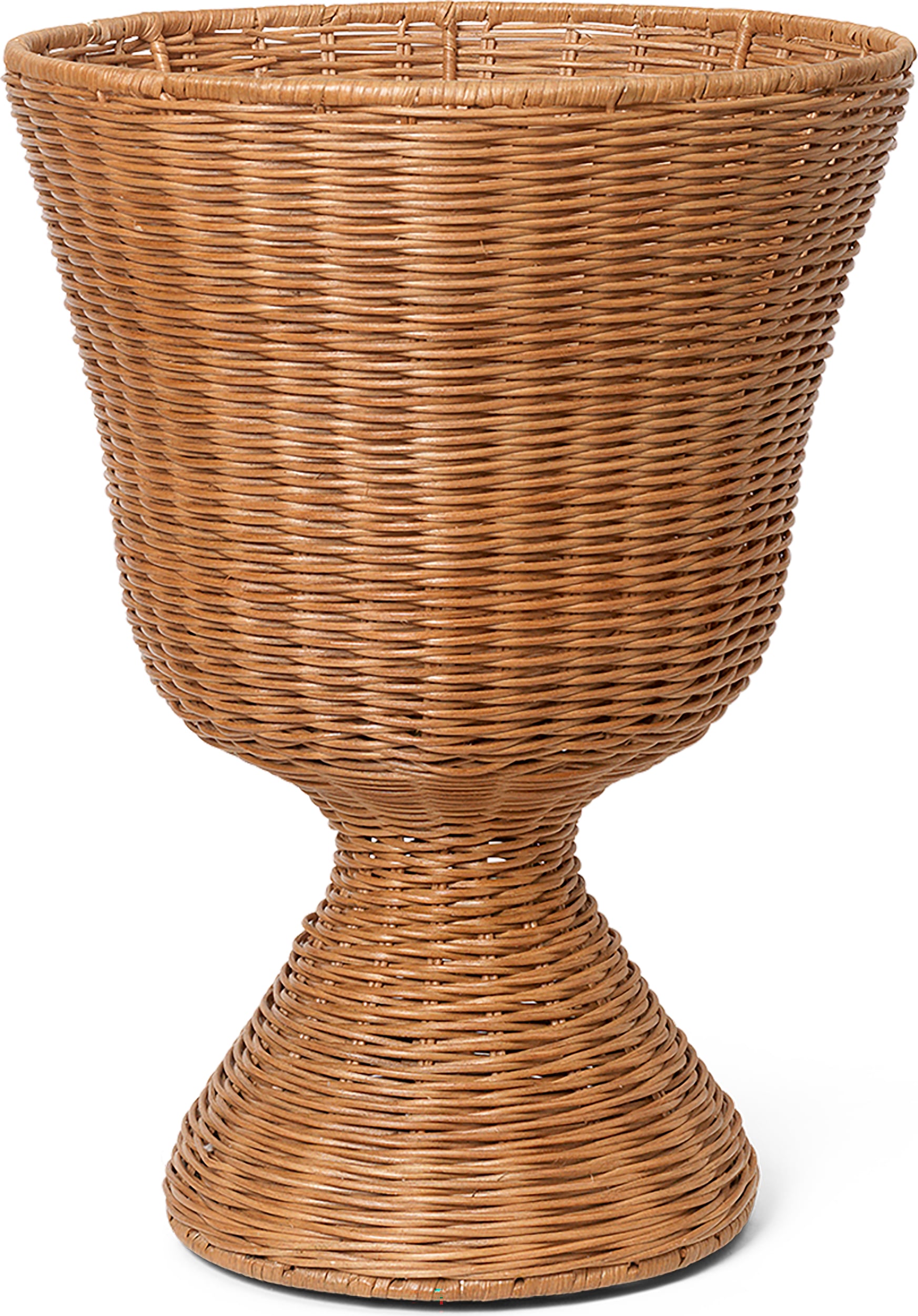 Kwietnik Agnes 45 cm rattanowy
