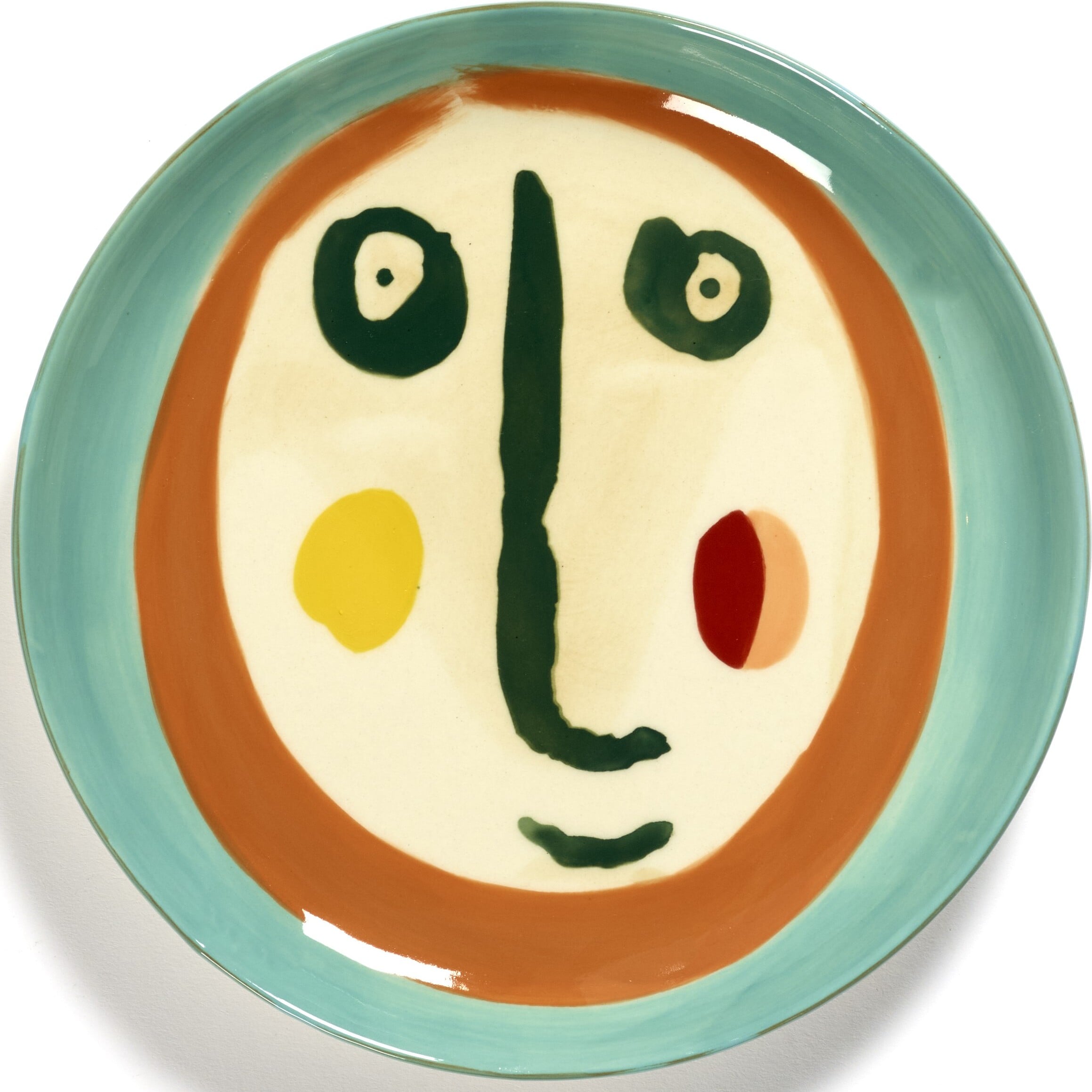 Talerze śniadaniowe Feast Face 2 19 cm 2 szt.