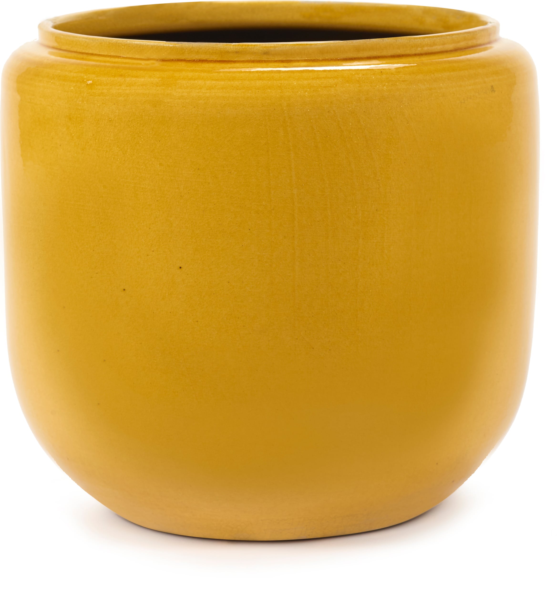 Osłonka na doniczkę Costa 25 cm żółta