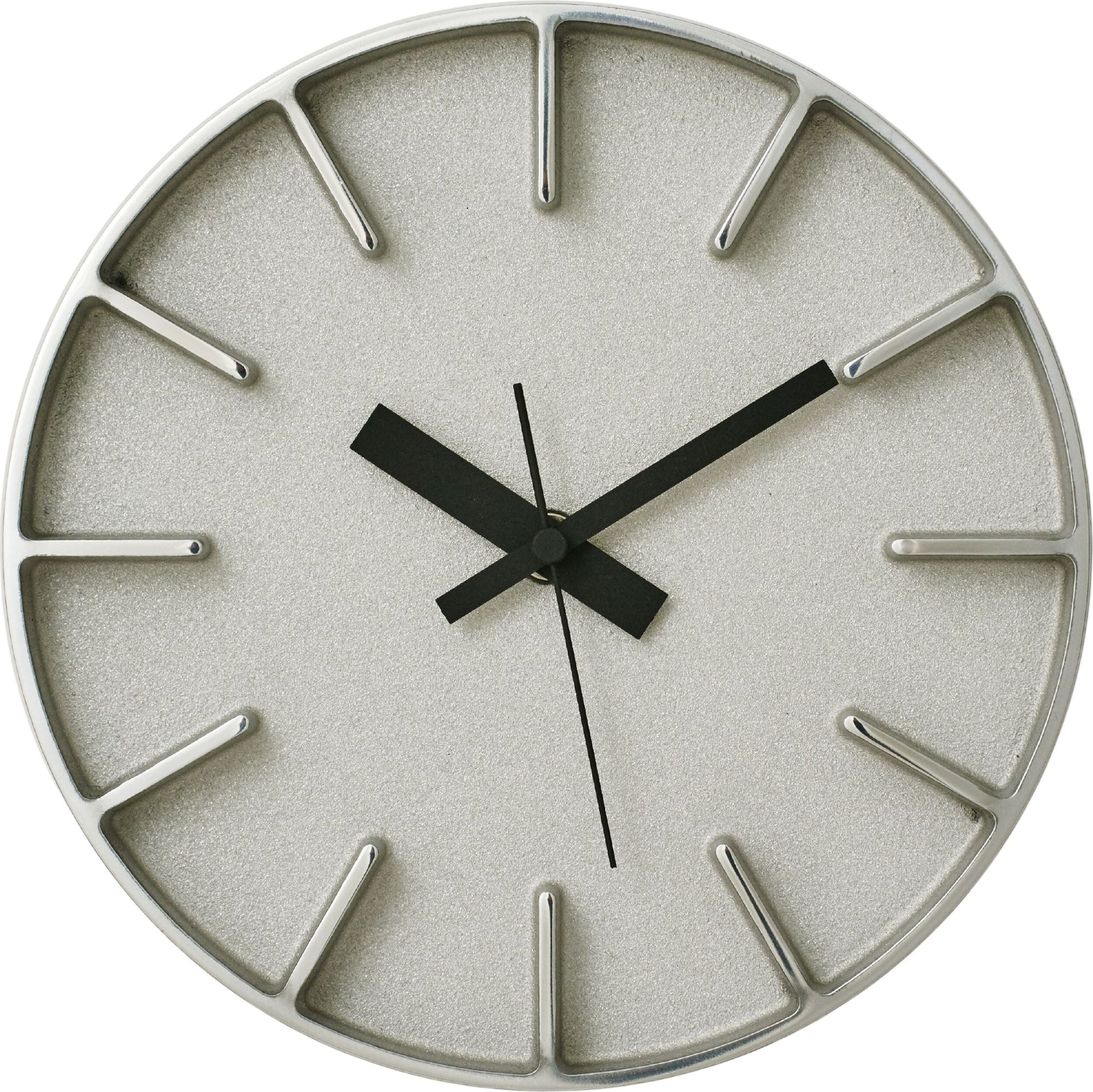 Zegar ścienny Edge S aluminium