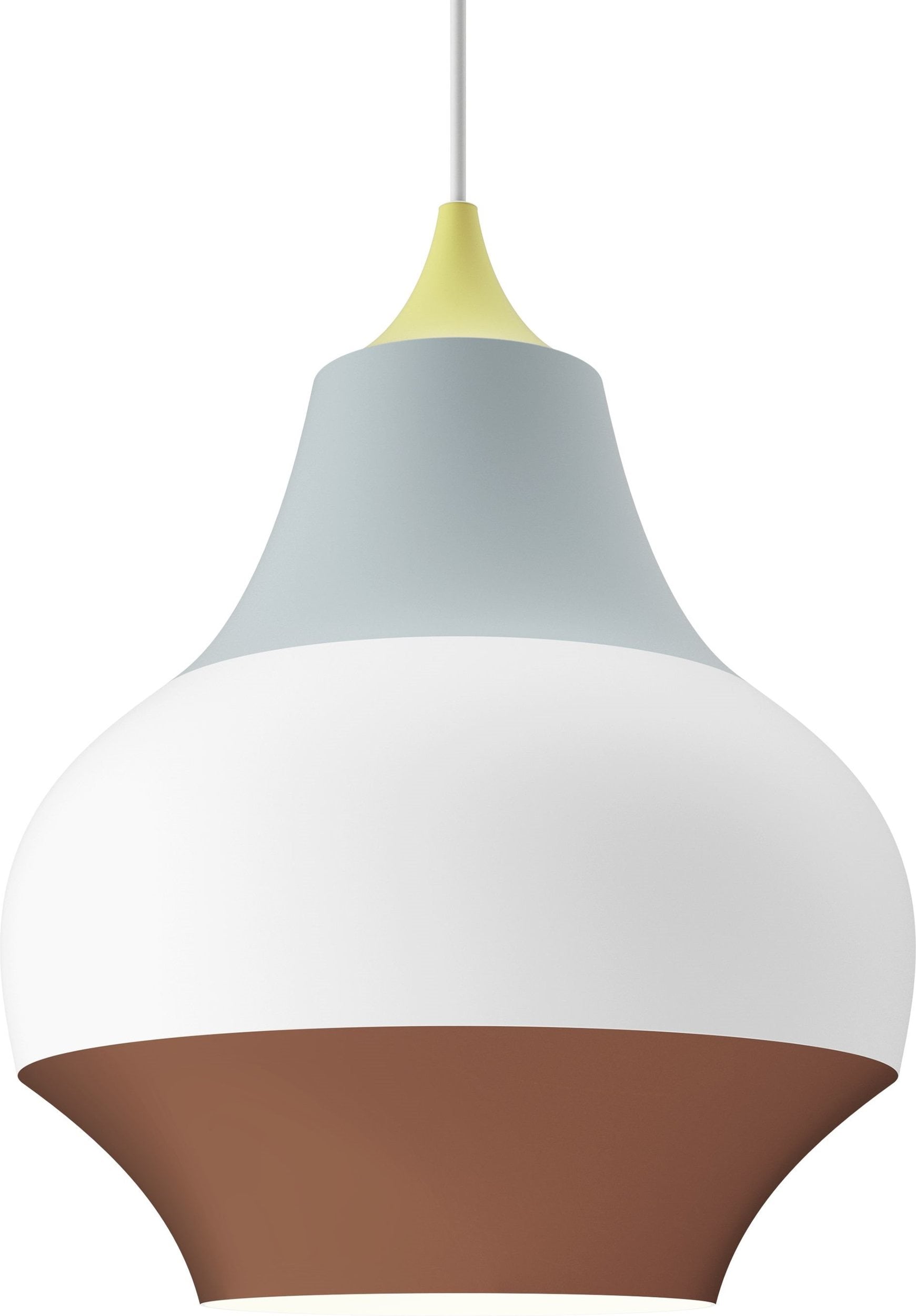 Lampa wisząca Cirque 22 cm żółto-szaro-brązowa