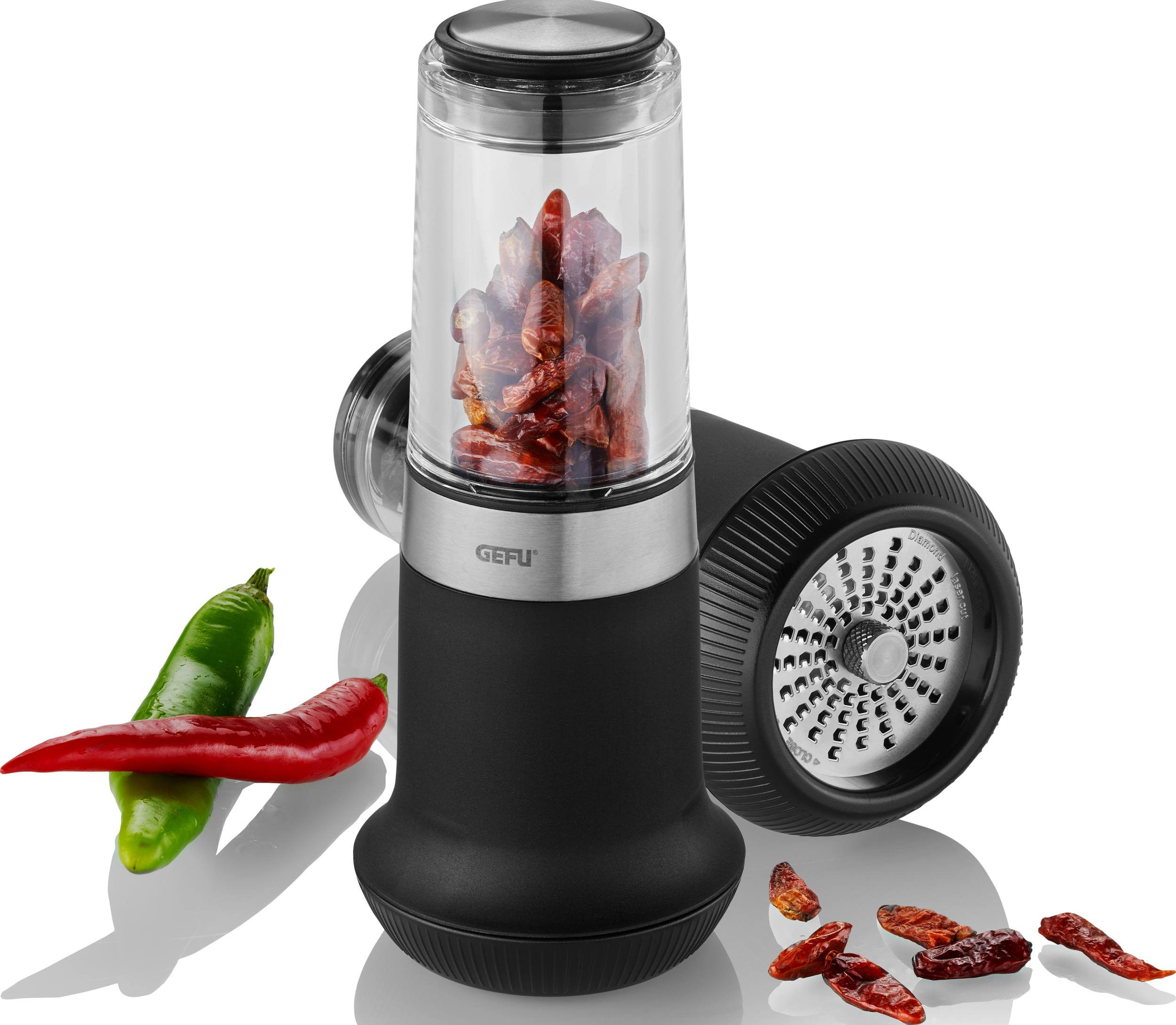 Młynek do chilli X-Plosion srebrny