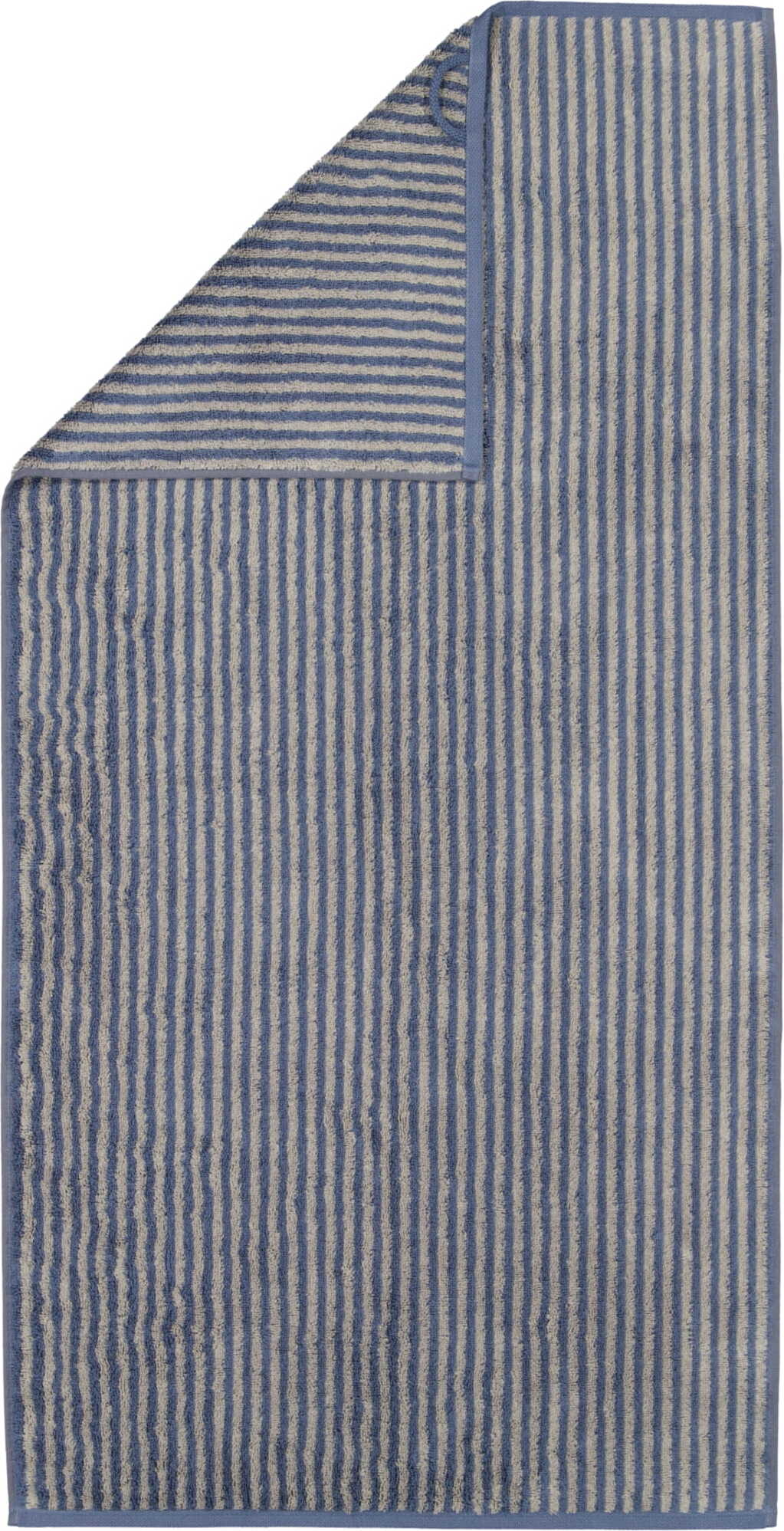 Ręcznik do rąk Two-Tone w paski 50 x 100 cm granatowy