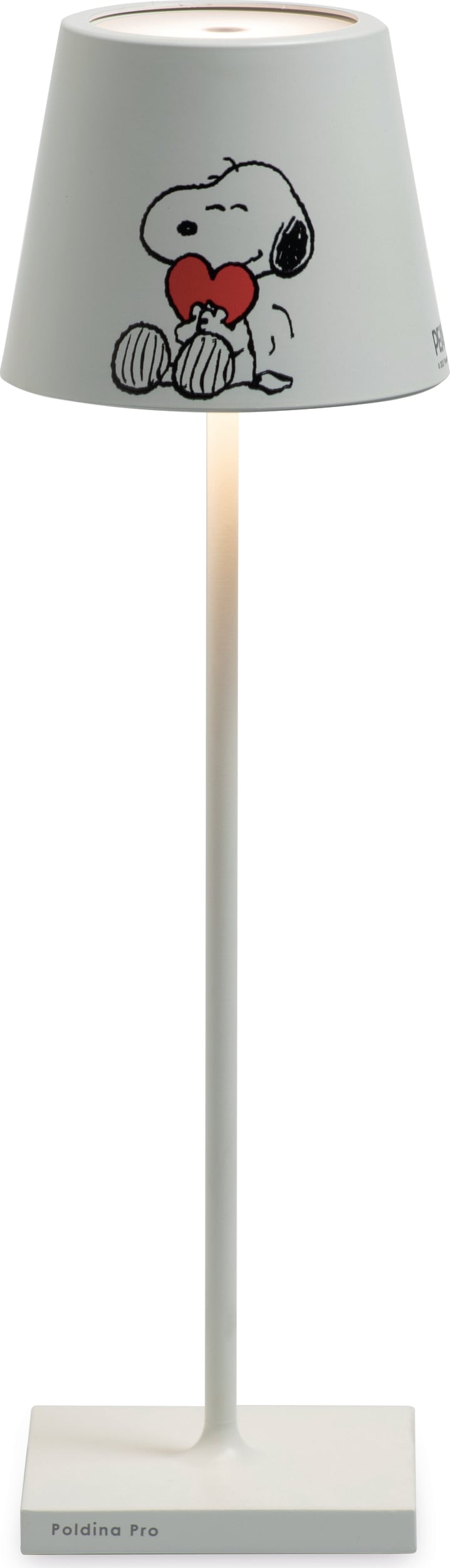Lampa stołowa Poldina x Peanuts Heart 38 cm