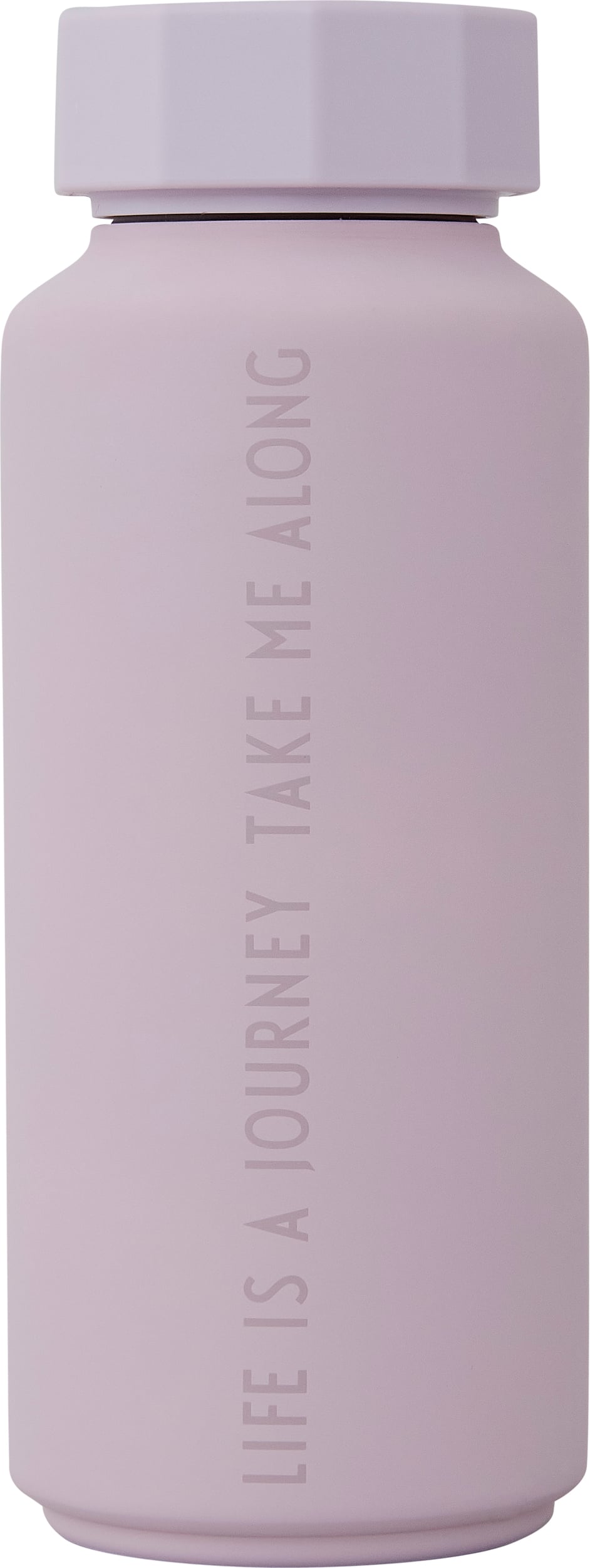 Butelka termiczna Tone-On-Tone Life is a Journey lawendowa