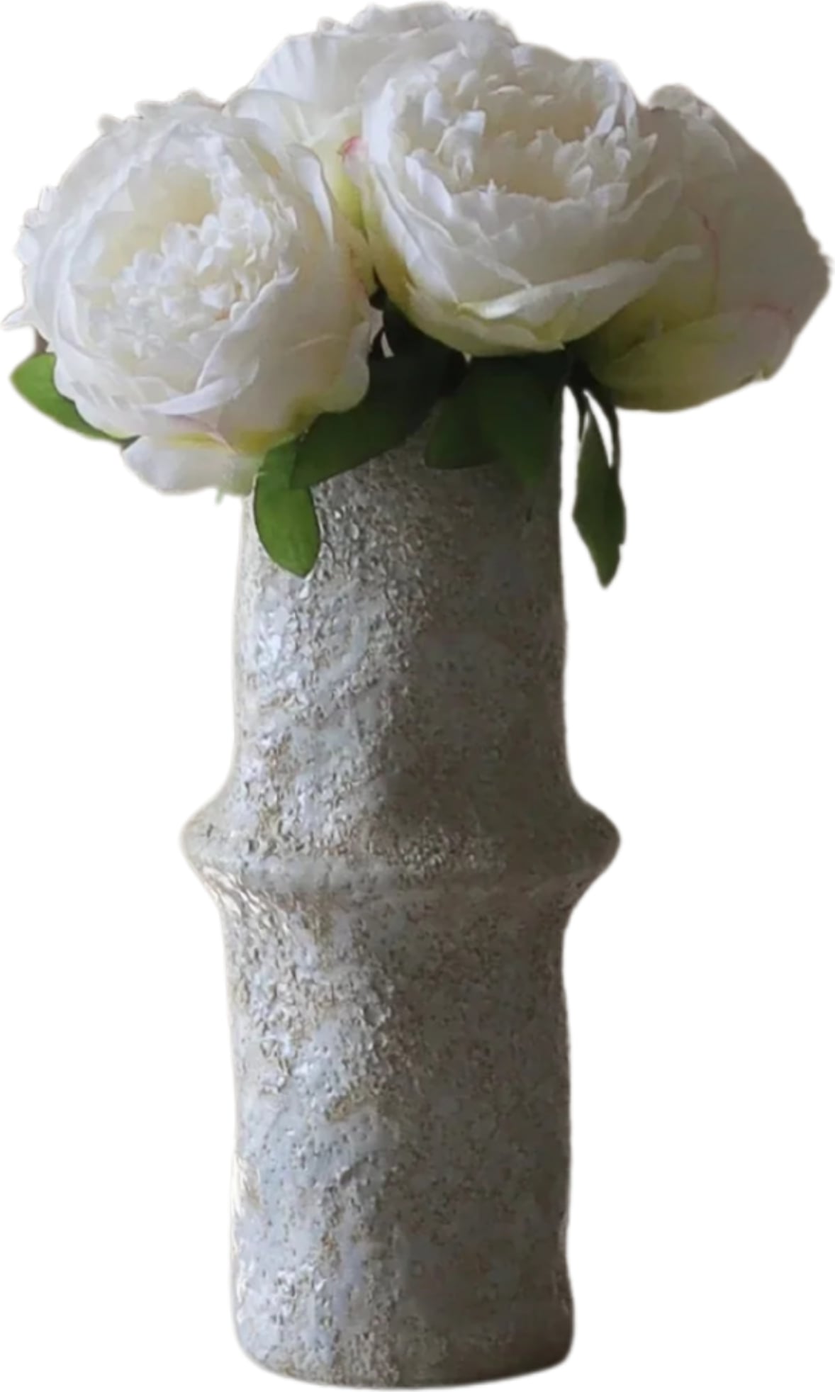 Kwiaty sztuczne bukiet Botane piwonie 32 cm białe