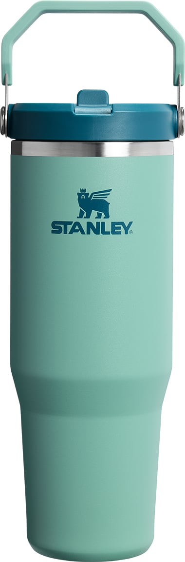 Kubek termiczny z uchwytem i słomką IceFlow 2.0 Spring Green 890 ml