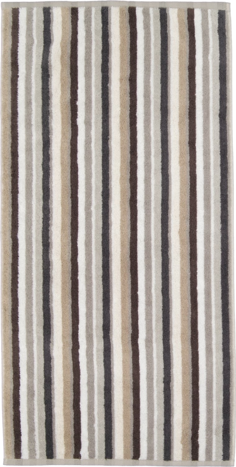 Ręcznik Coordinates w paski 50 x 100 cm brązowy