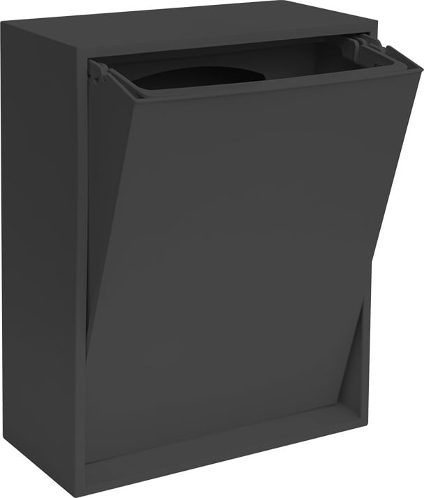Kosz na śmieci ścienny ReCollector Recycling Box czarny