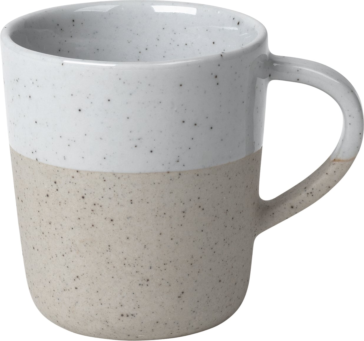Kubek do espresso Sablo 70 ml biało-beżowy