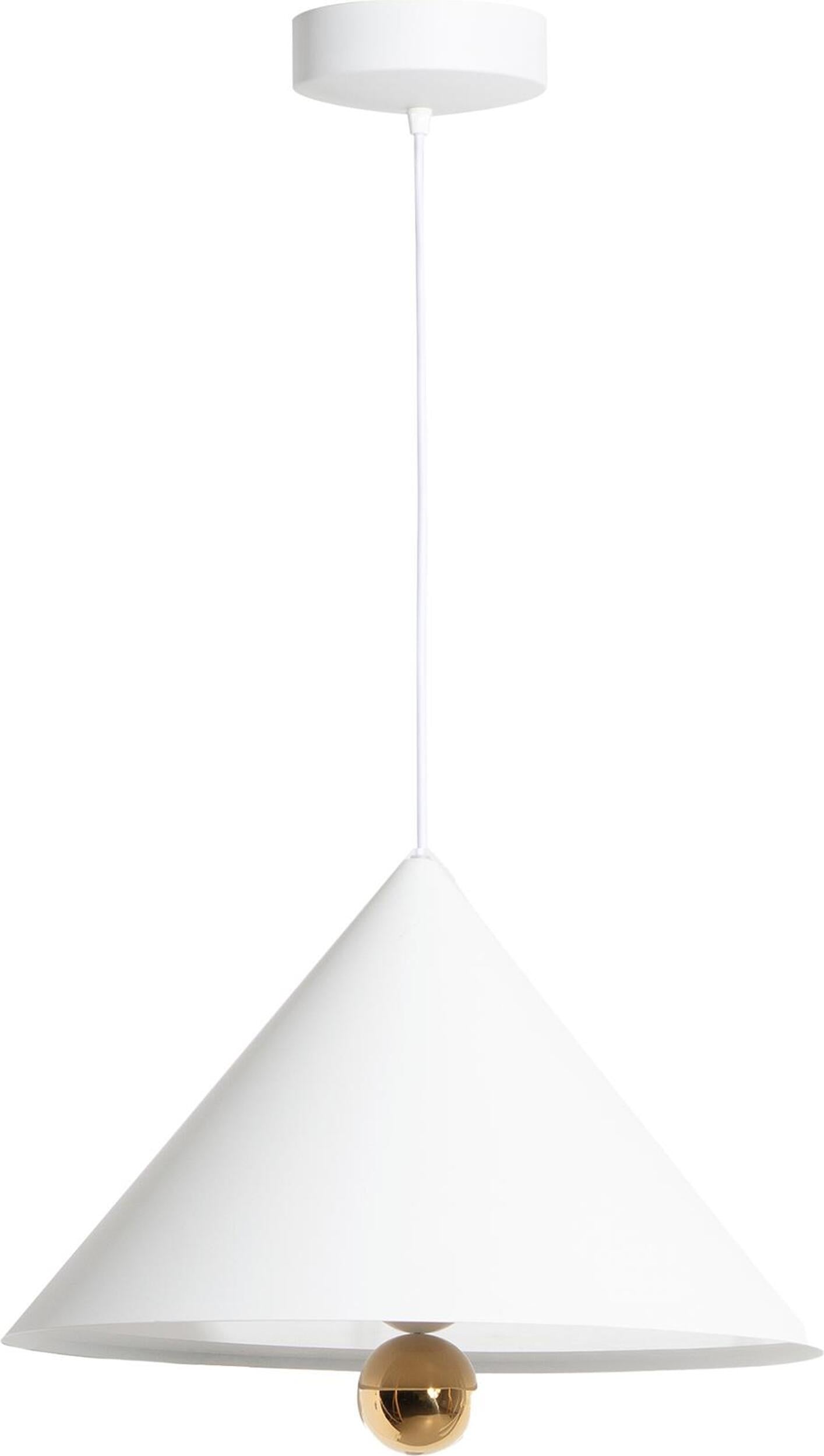 Lampa wisząca Cherry 50 cm biała