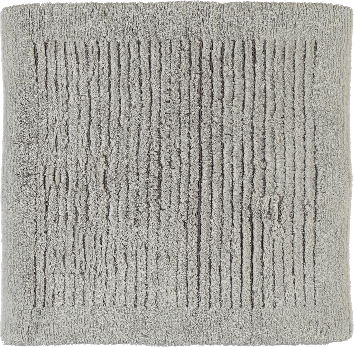 Dywanik łazienkowy Cawo ręcznie tkany 60 x 60 cm szary