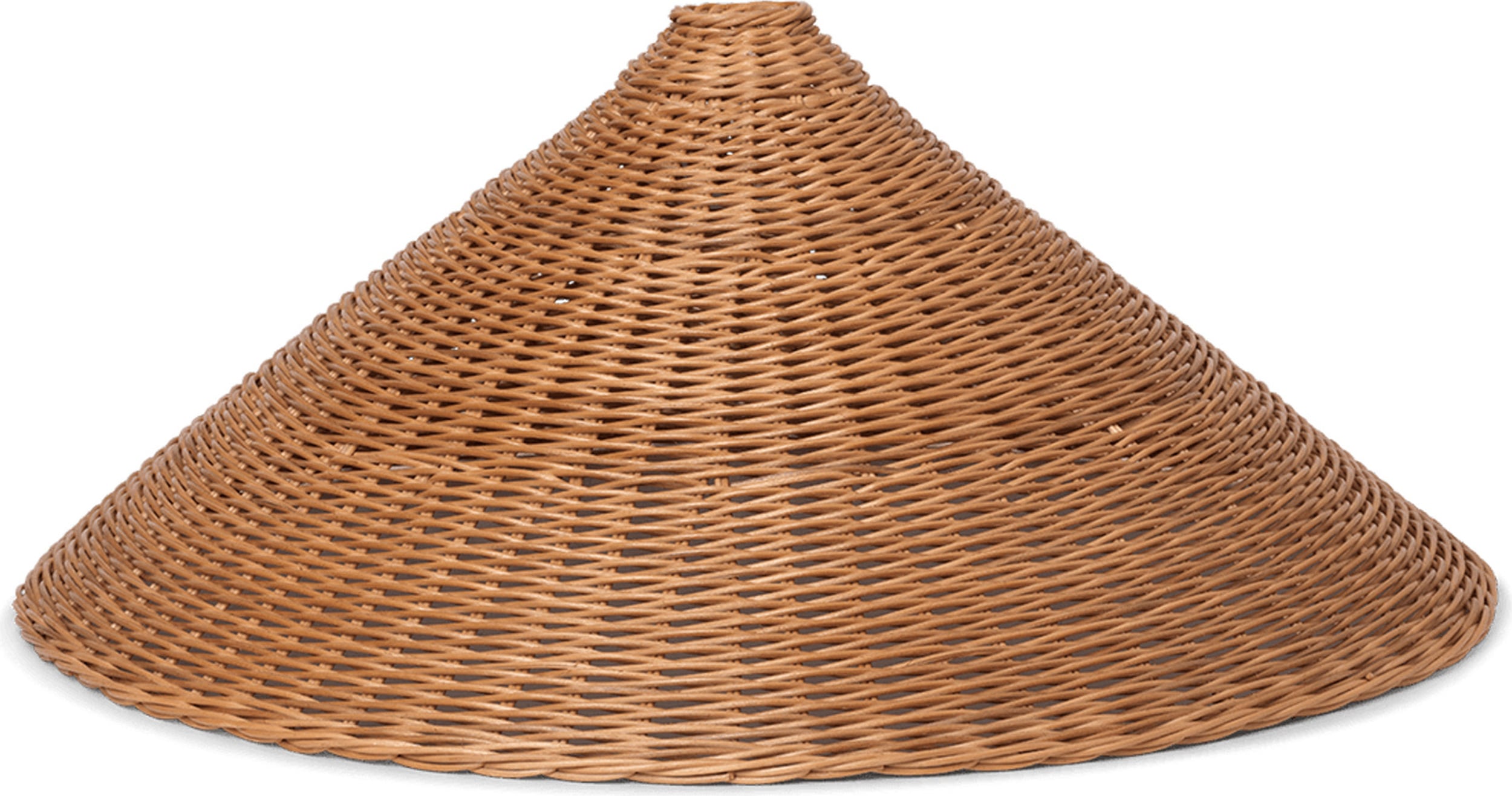 Klosz Dou 68 cm rattanowy