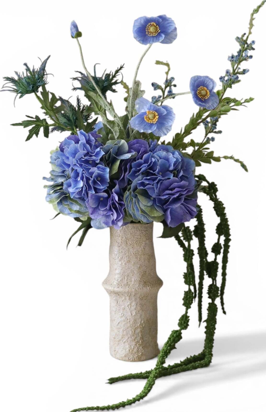 Kwiaty sztuczne bukiet Garden blue