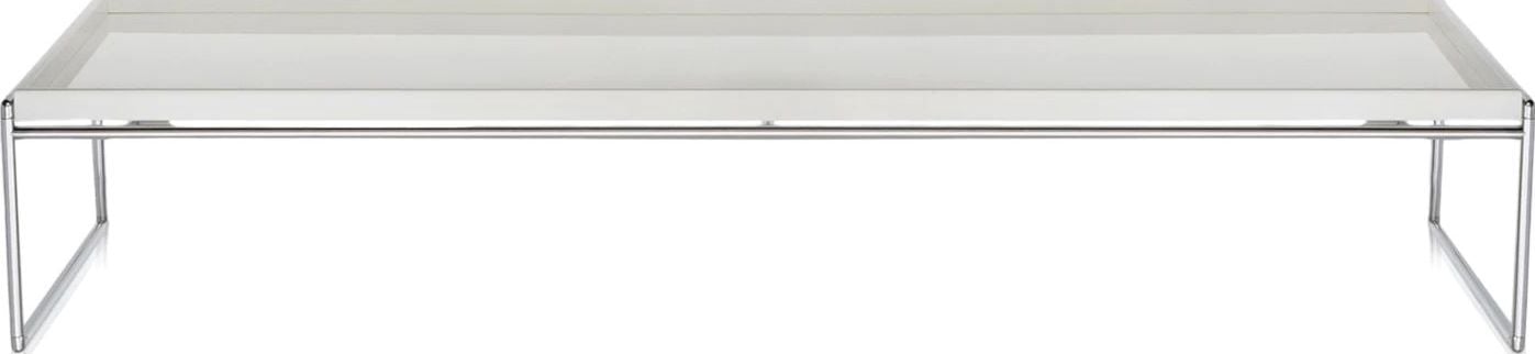 Stolik kawowy Trays 40 x 140 cm biały