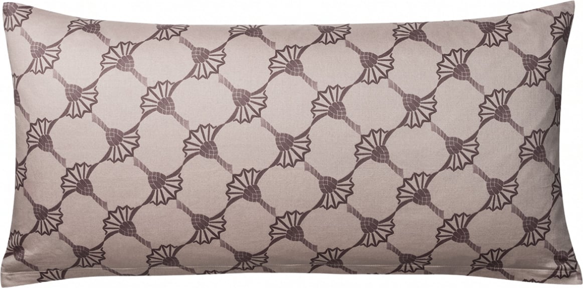 Poszewka na poduszkę Cornflower Double 40 x 80 cm taupe z bawełny satynowej