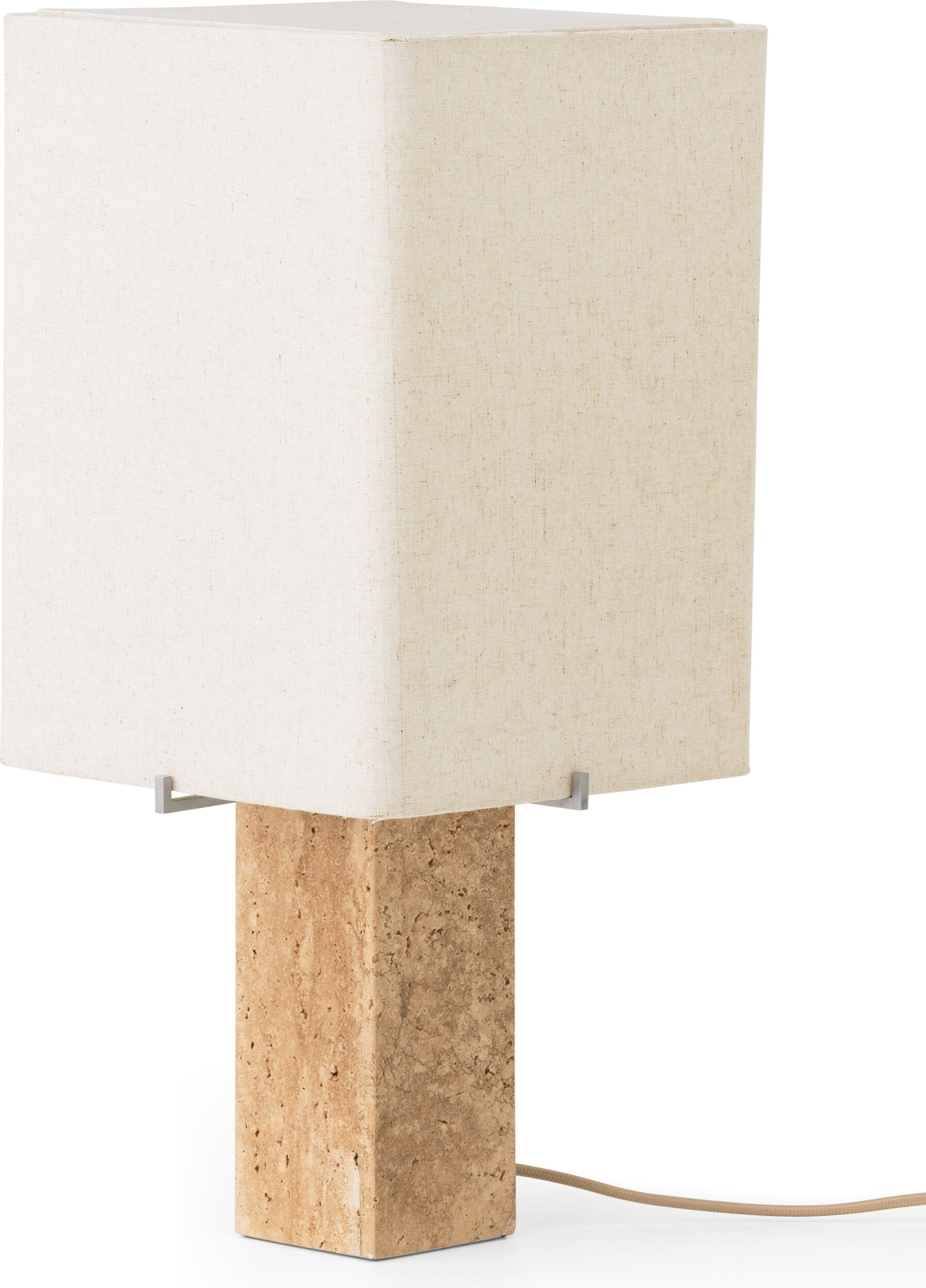 Lampa stołowa Nonna 49 cm trawertyn