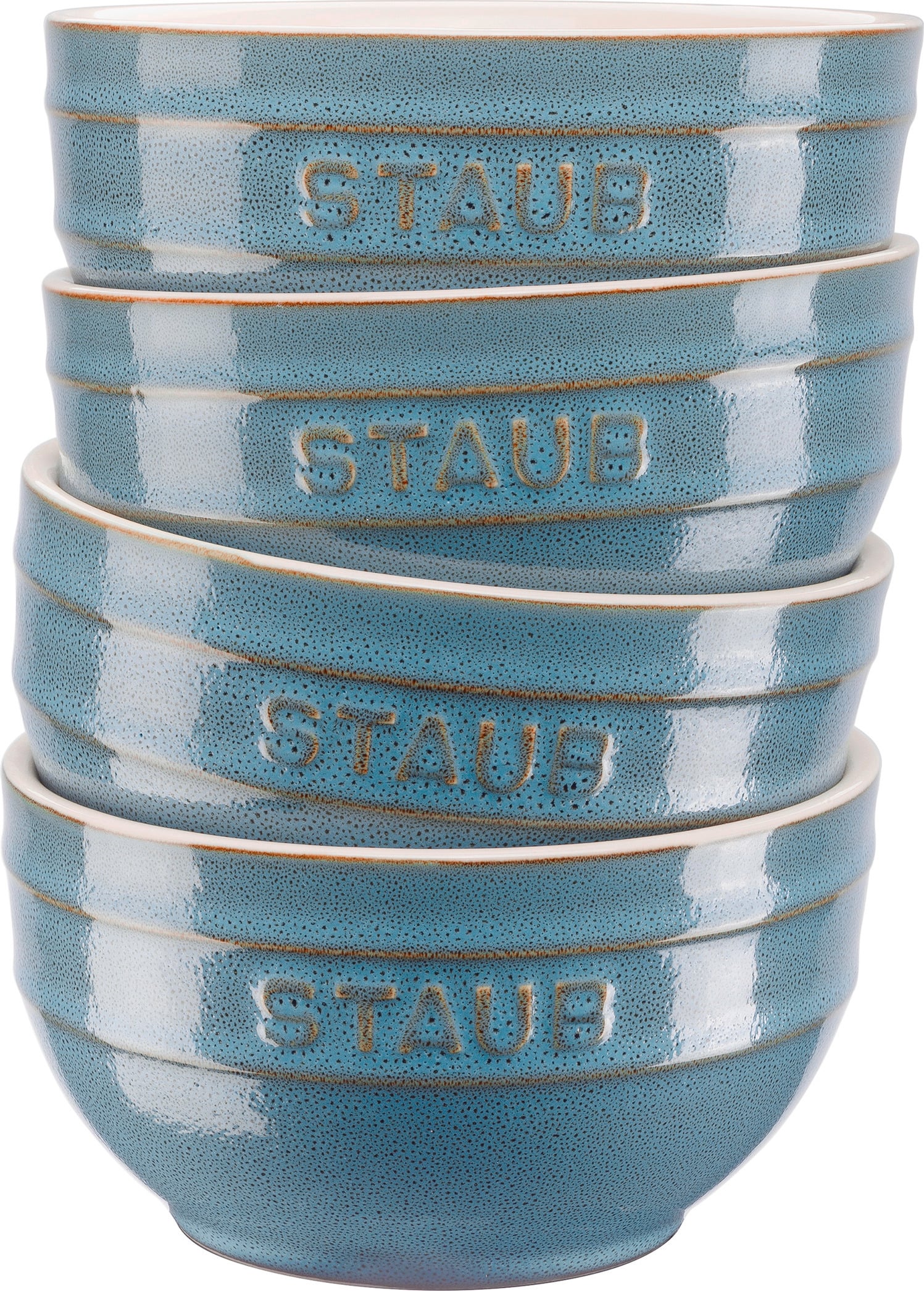 Miseczki na przekąski Staub 12 cm turkusowe 4 szt.