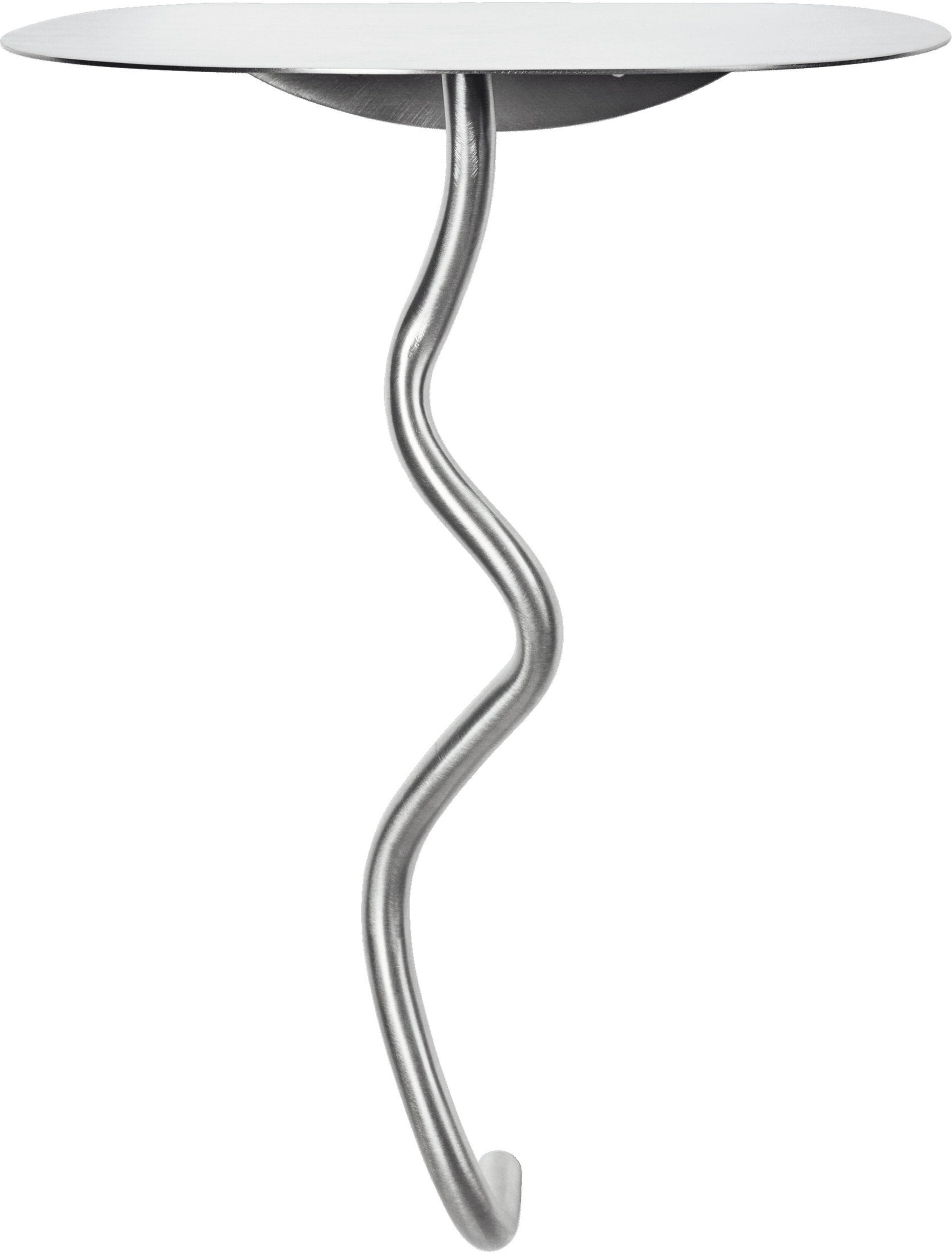Stolik ścienny Curvature stalowy