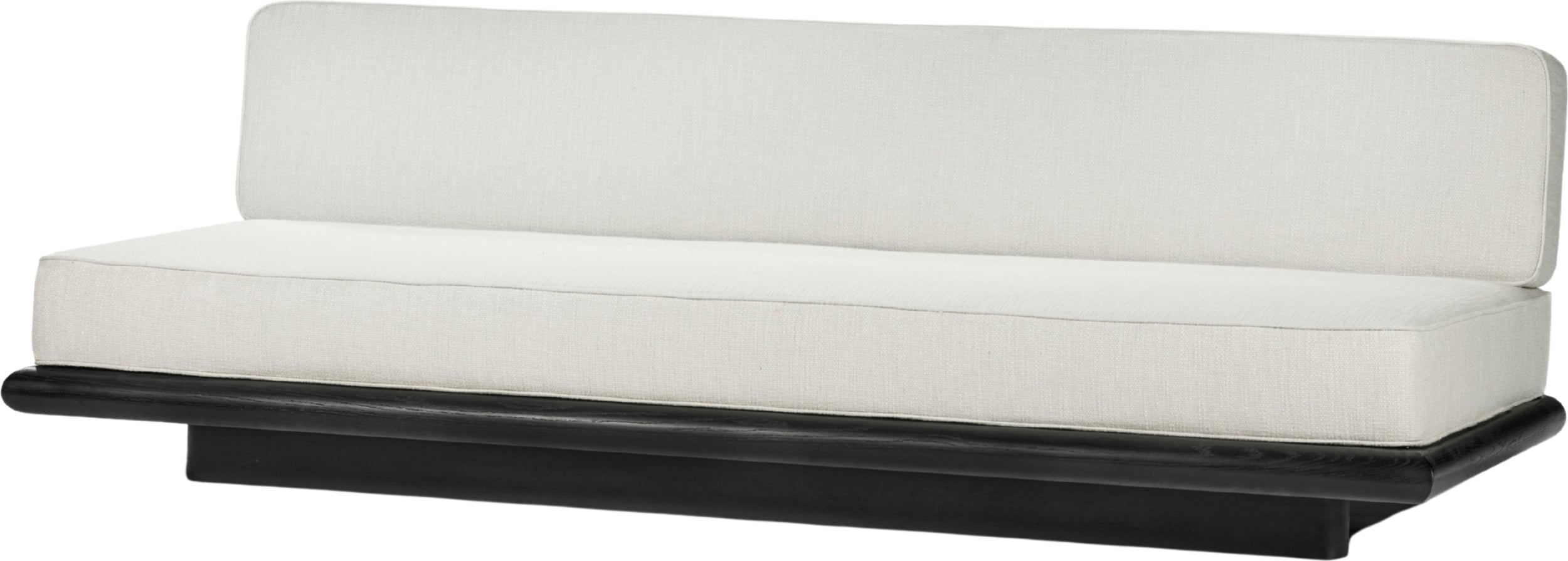 Sofa Ono Coco 234 cm kremowa czarny dąb
