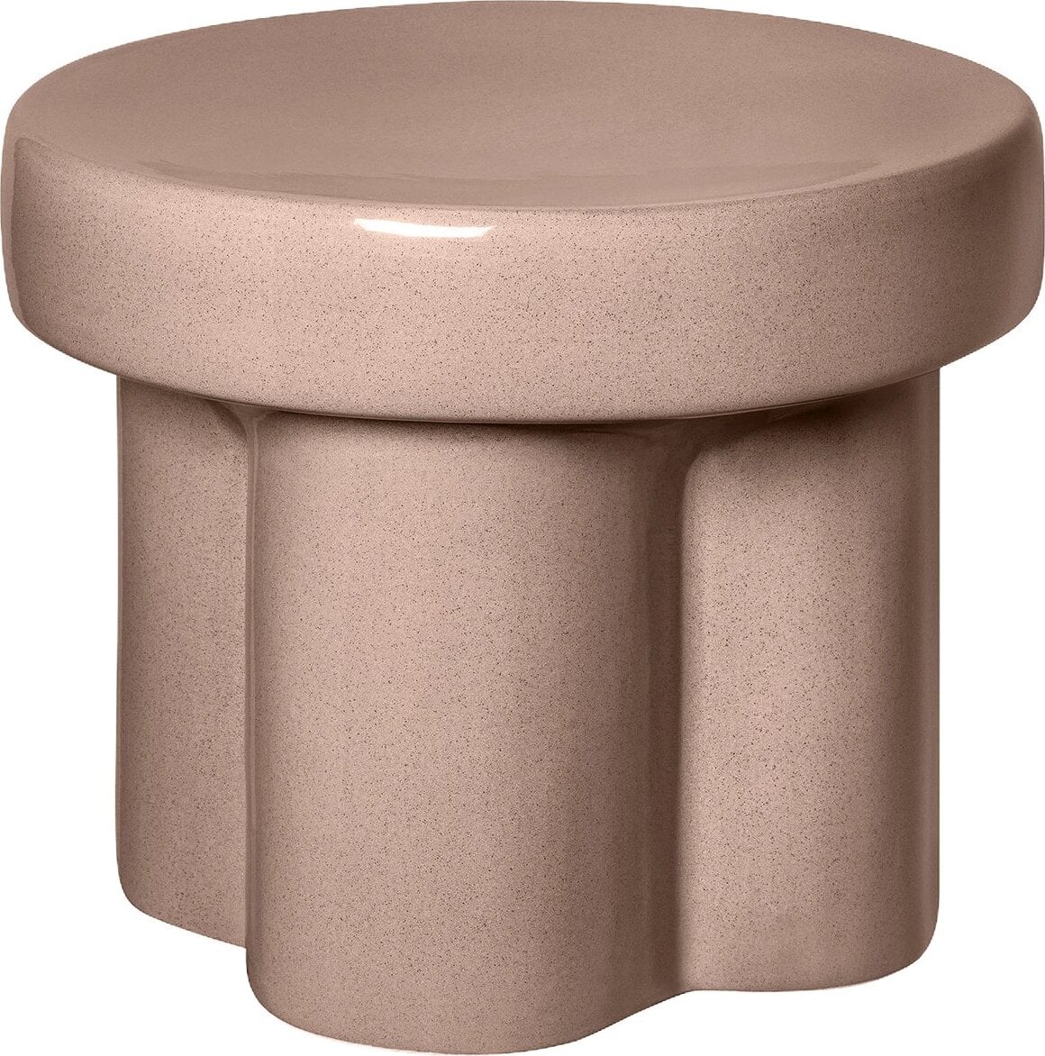 Stołek lub stolik boczny Toru 40 x 33 cm jasnobrązowy