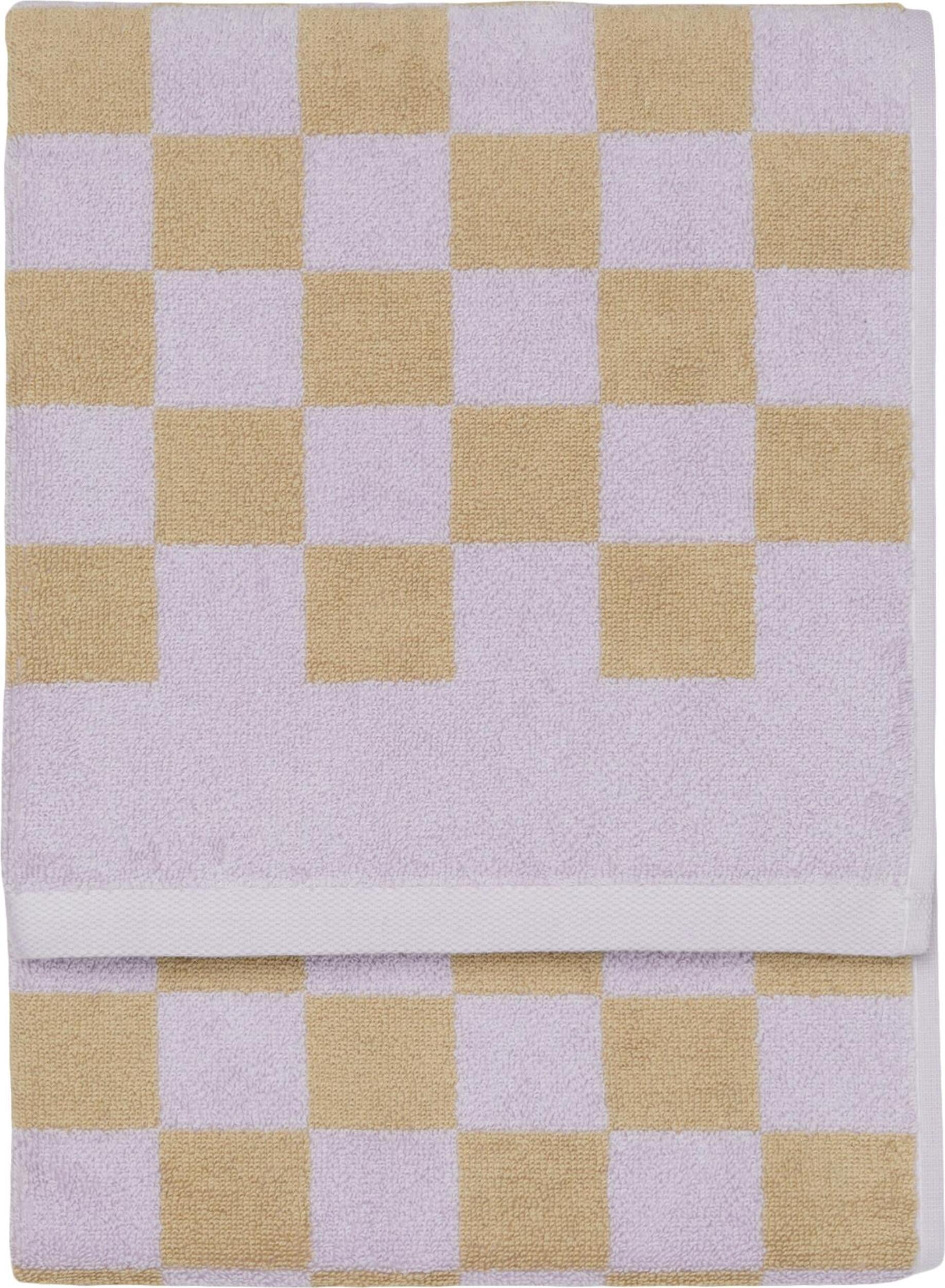 Ręcznik Checker 30 x 50 cm liliowo-jasnobrązowy