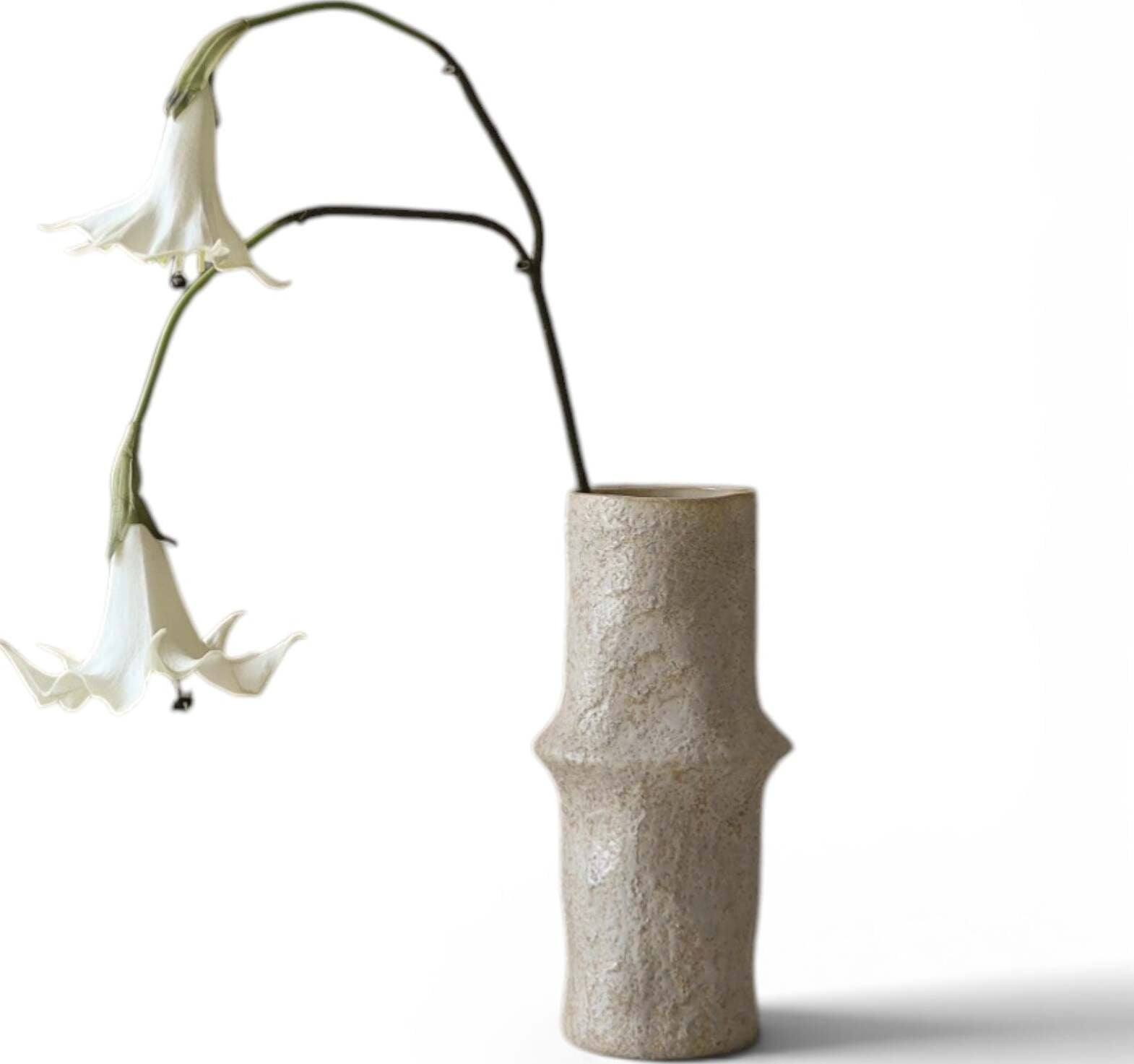 Kwiat sztuczny Botane bieluń 78 cm biały