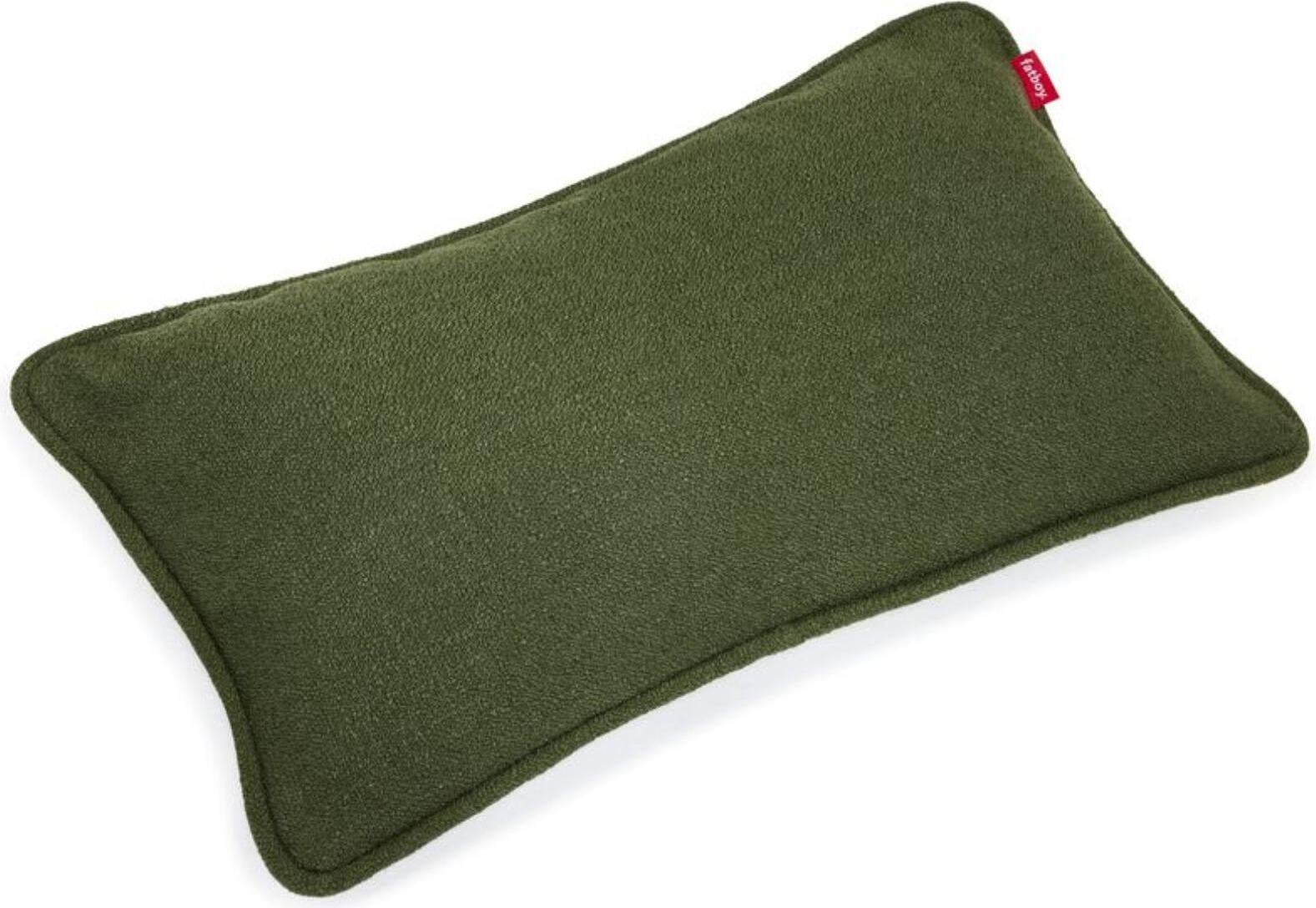 Poduszka dekoracyjna Puff Boucle 65 x 24 cm zielona