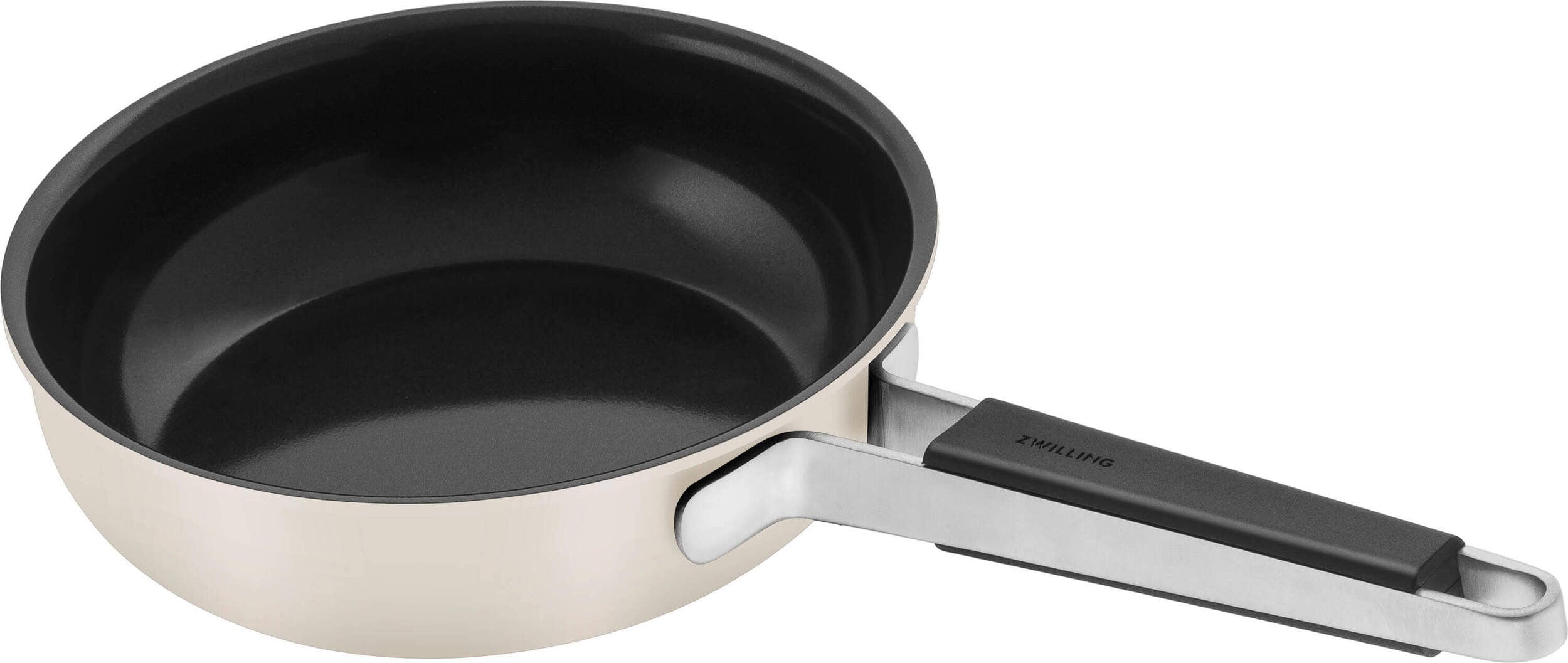 Patelnia płytka Pure 20 cm kremowa