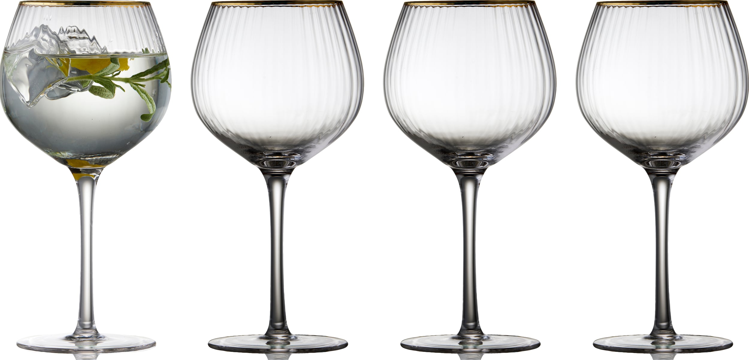 Kieliszki do ginu i toniku Palermo Gold 650 ml 4 szt.