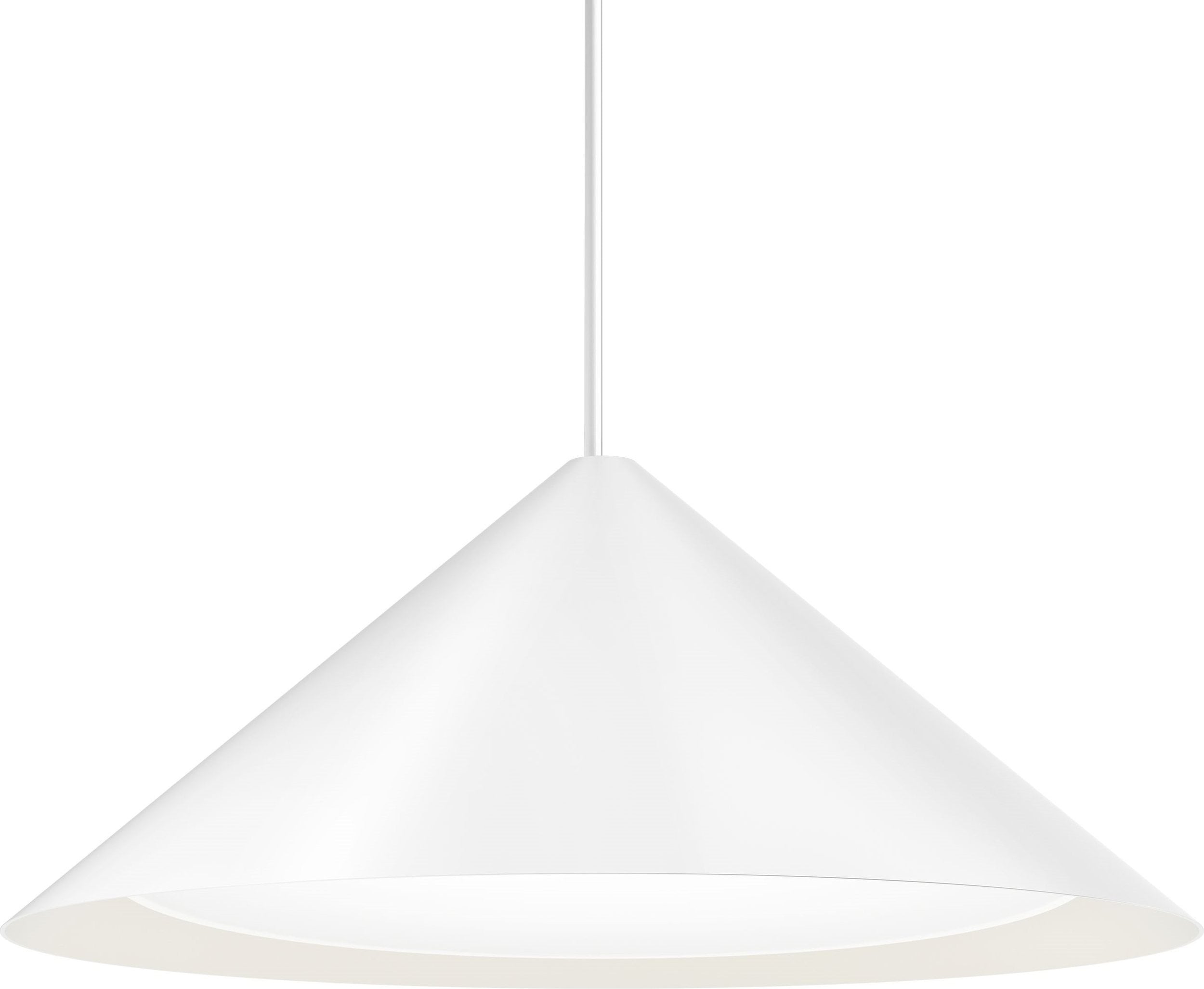Lampa wisząca Keglen LED 3000K 65 cm biała sterowanie oświetleniem Dali