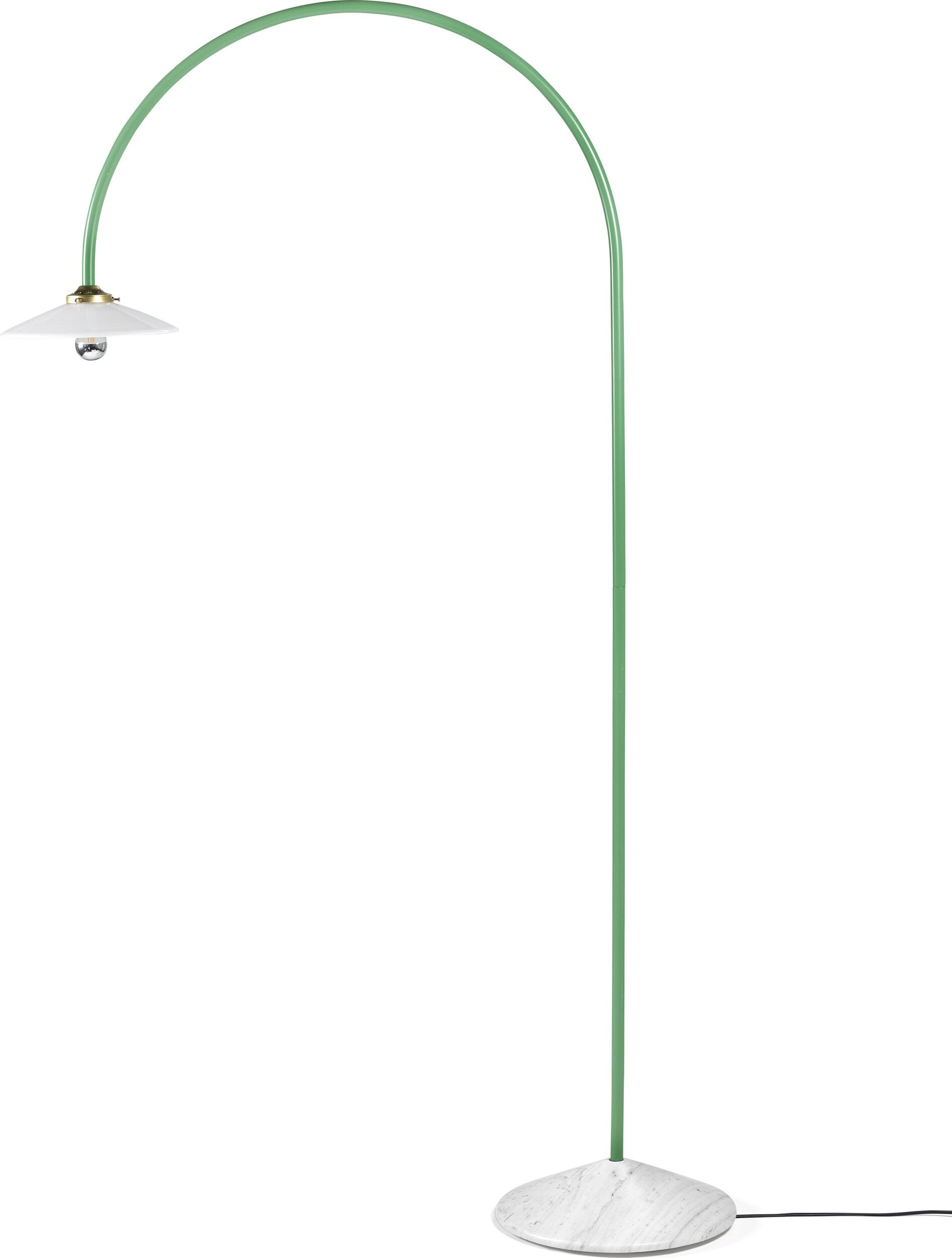 Lampa stojąca Marble No2 172 cm zielona