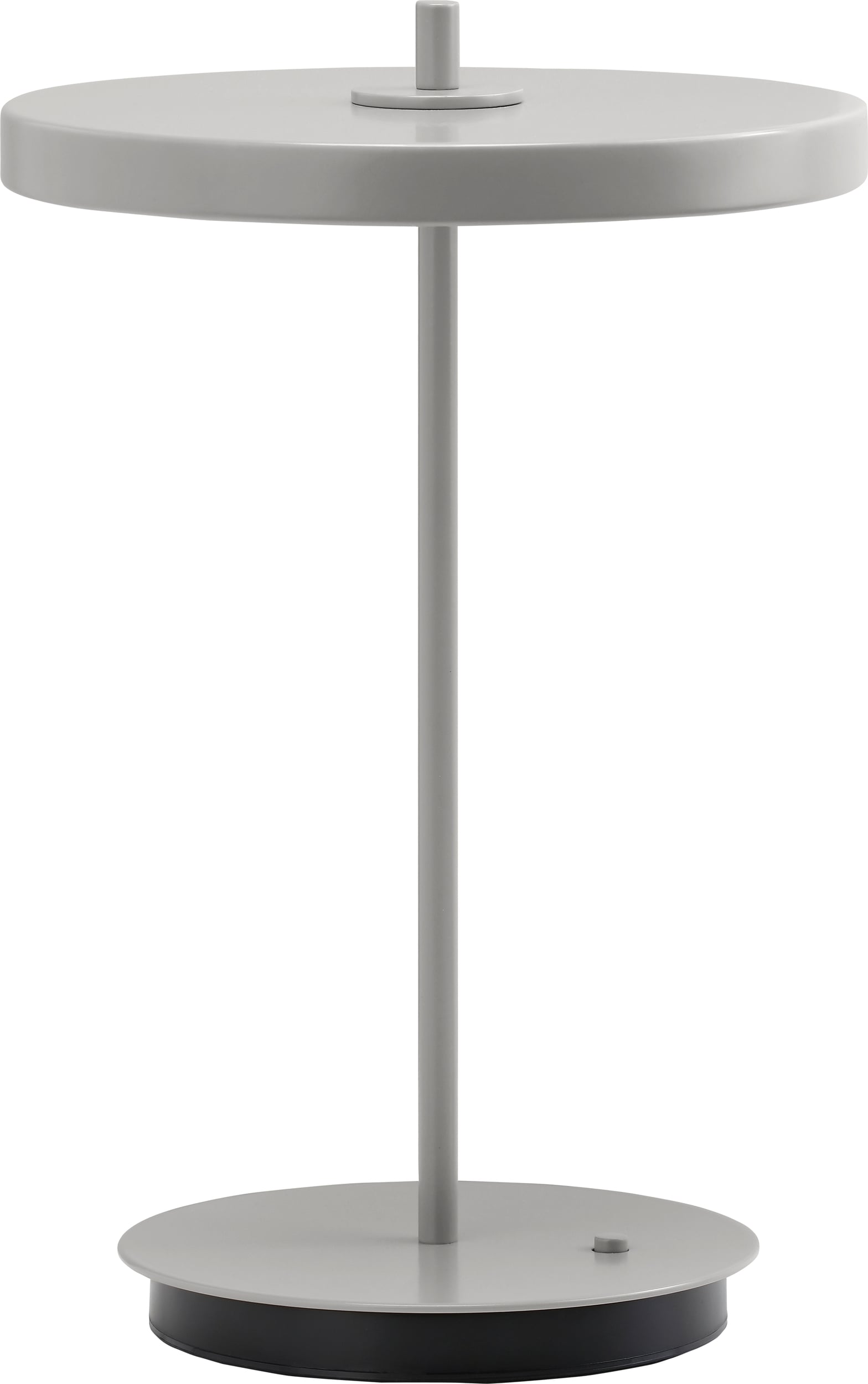 Lampa stołowa bezprzewodowa Asteria Move Monochrome jasnoszara