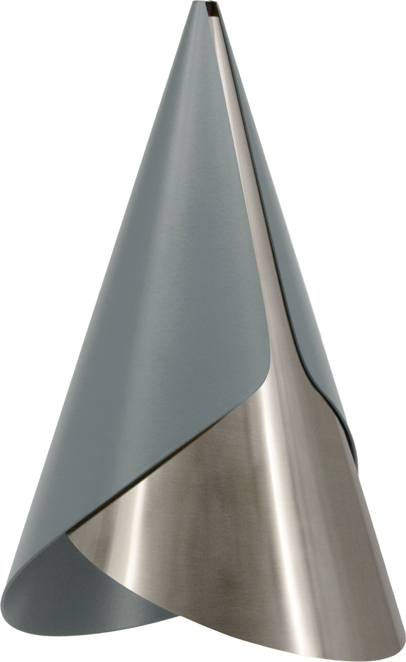 Lampa wisząca Cornet ciemnoszaro-srebrna