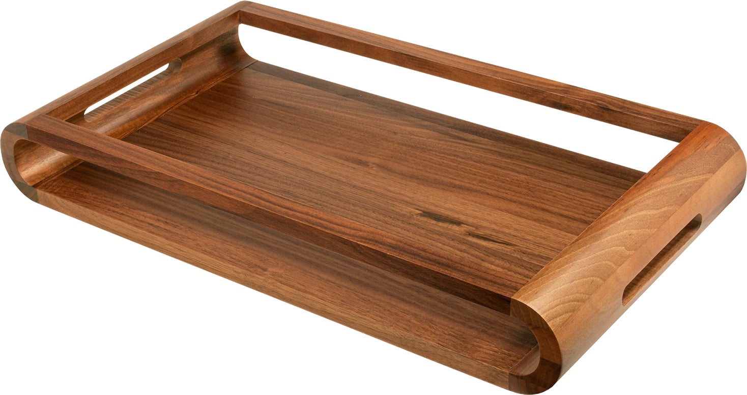 Taca do serwowania Vasd 49 cm z drewna orzechowego
