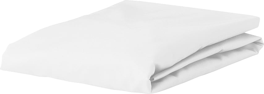 Prześcieradło z gumką Premium Percale 90 x 220 cm białe