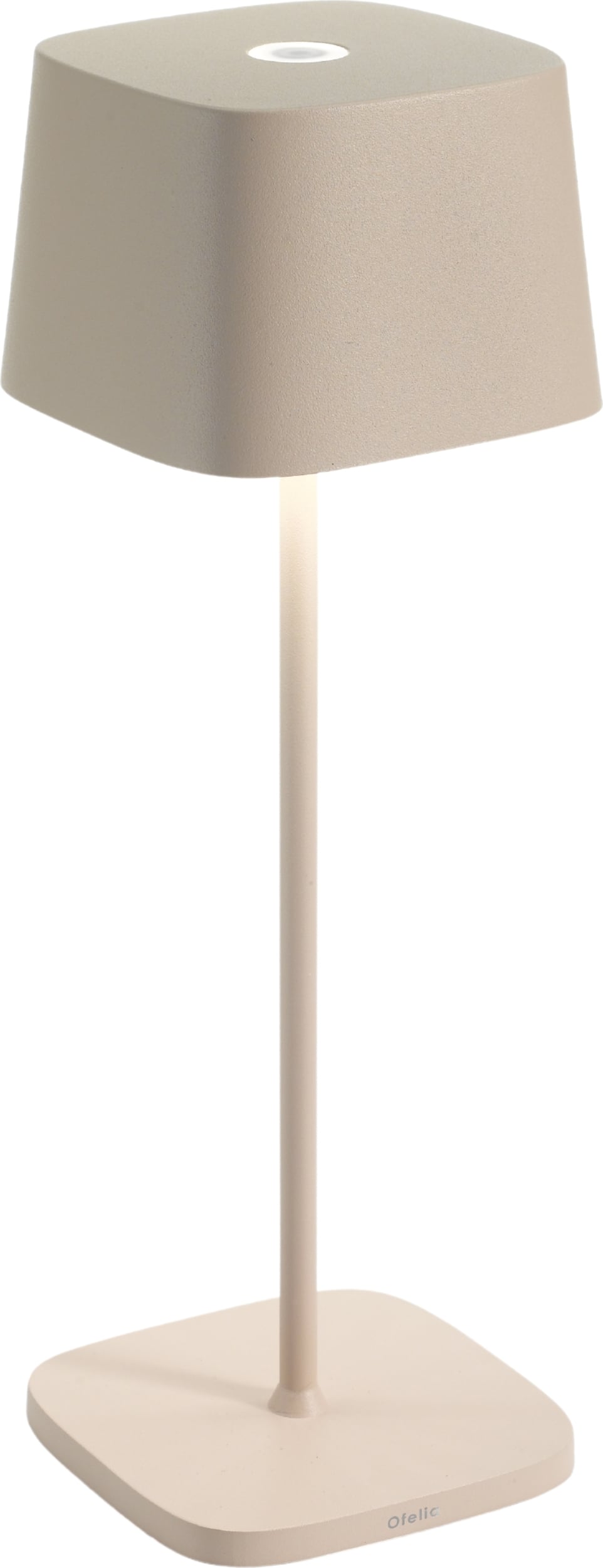 Lampa bezprzewodowa Ofelia Pro 29 cm beżowa z regulacją temperatury barwowej światła