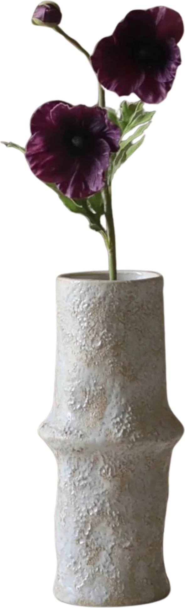 Kwiat sztuczny Botane mak 36 cm fioletowy