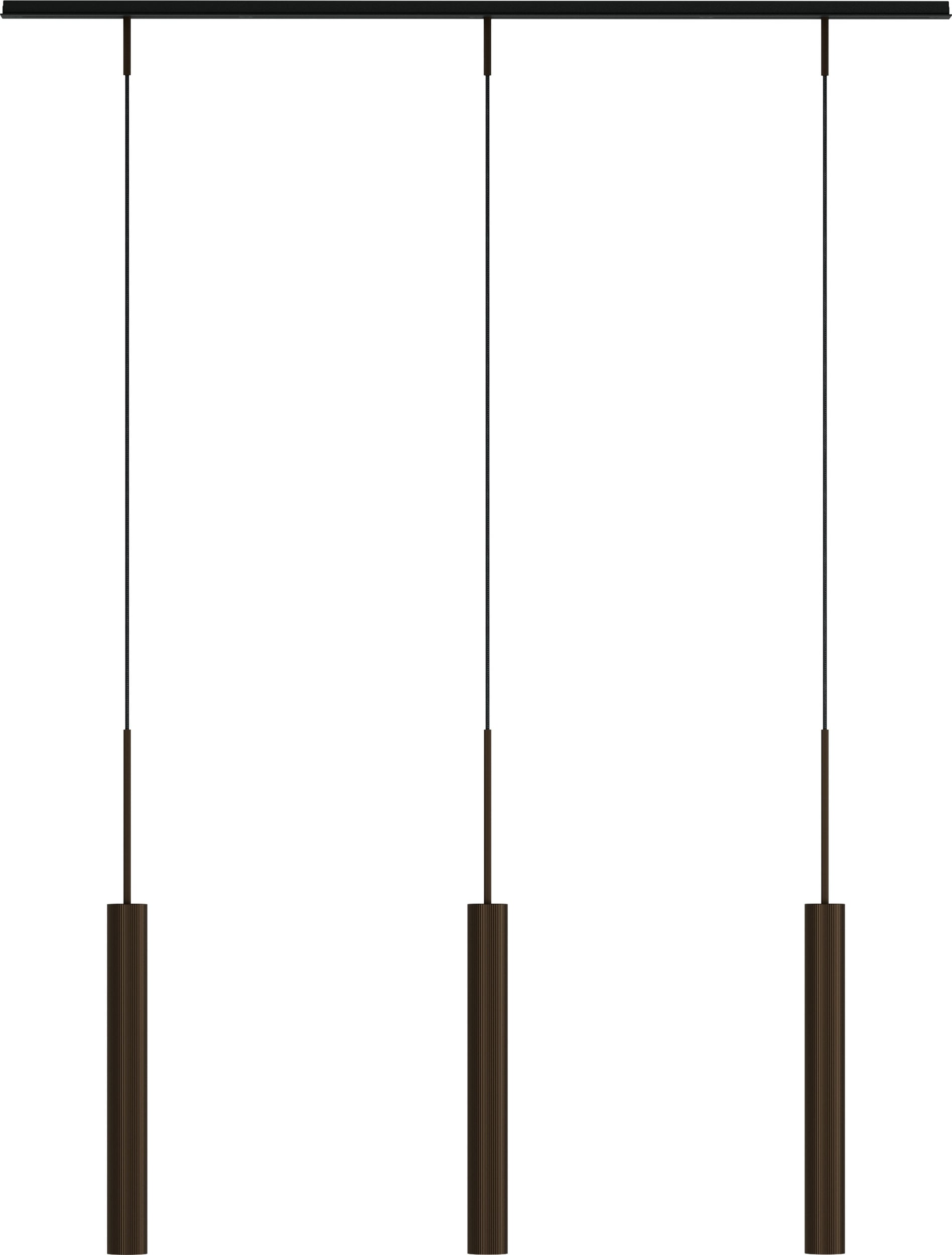 Lampa wisząca Tubulaire 130 cm potrójna