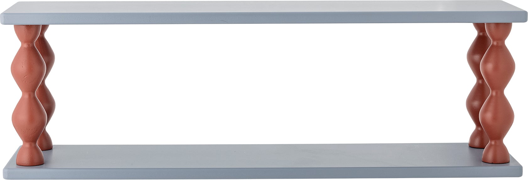 Półka ścienna Bibiola 80 cm niebieska