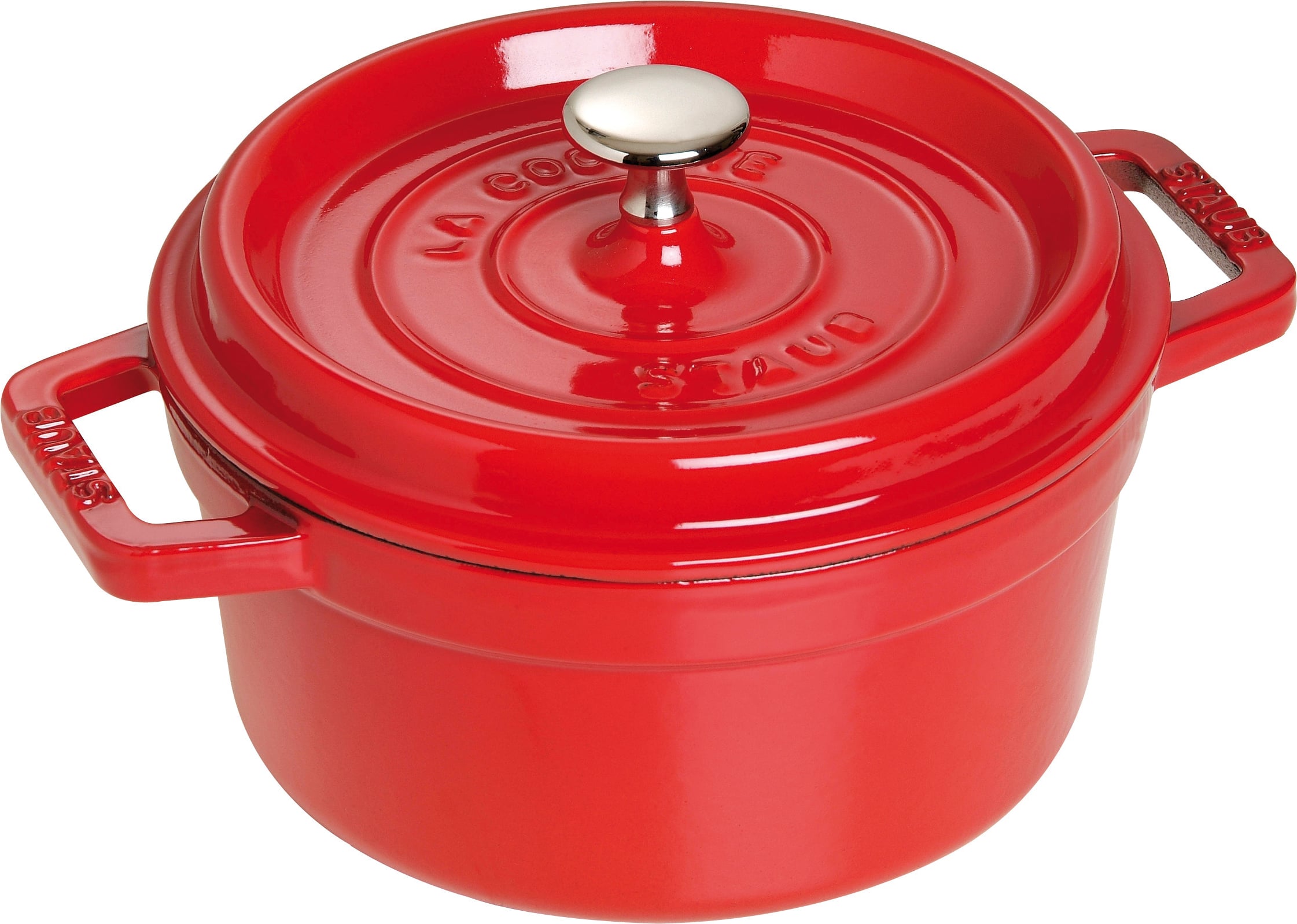 Garnek La Cocotte 2 6 l czerwony żeliwny