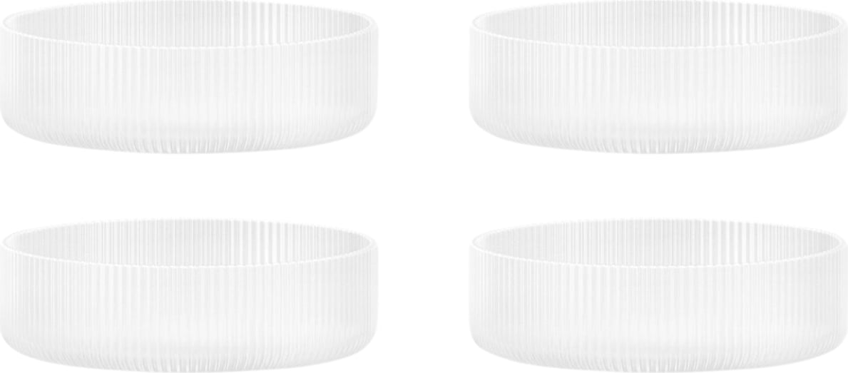 Miseczki Ripple oszronione 4 szt.