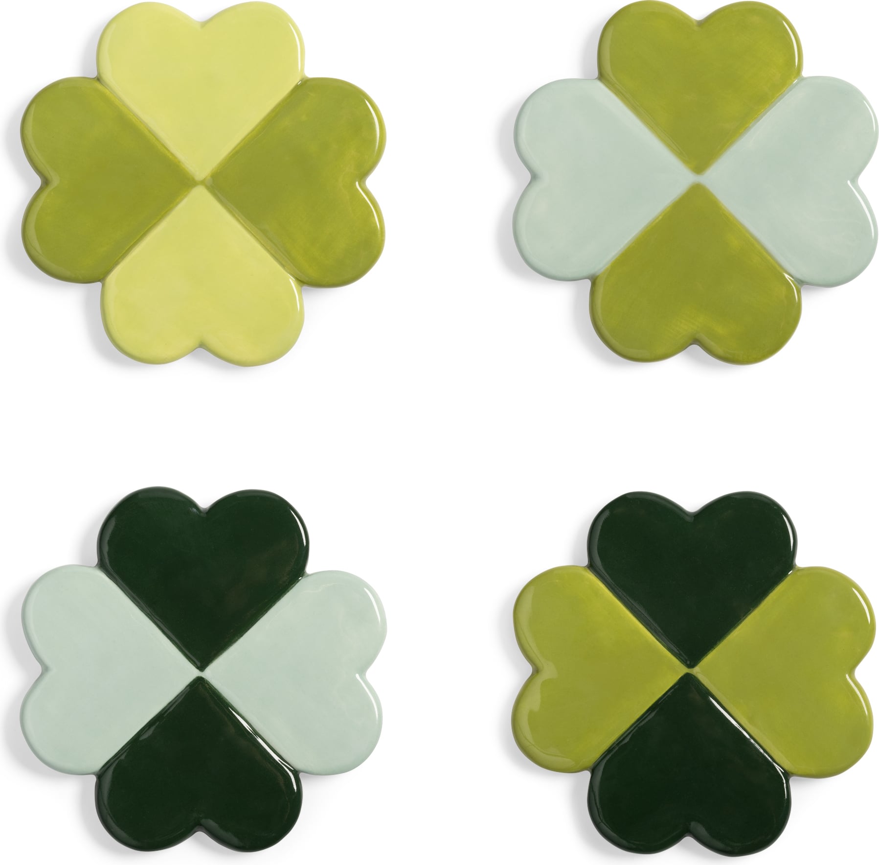 Podkładki pod szklanki Lucky Clover 4 szt.