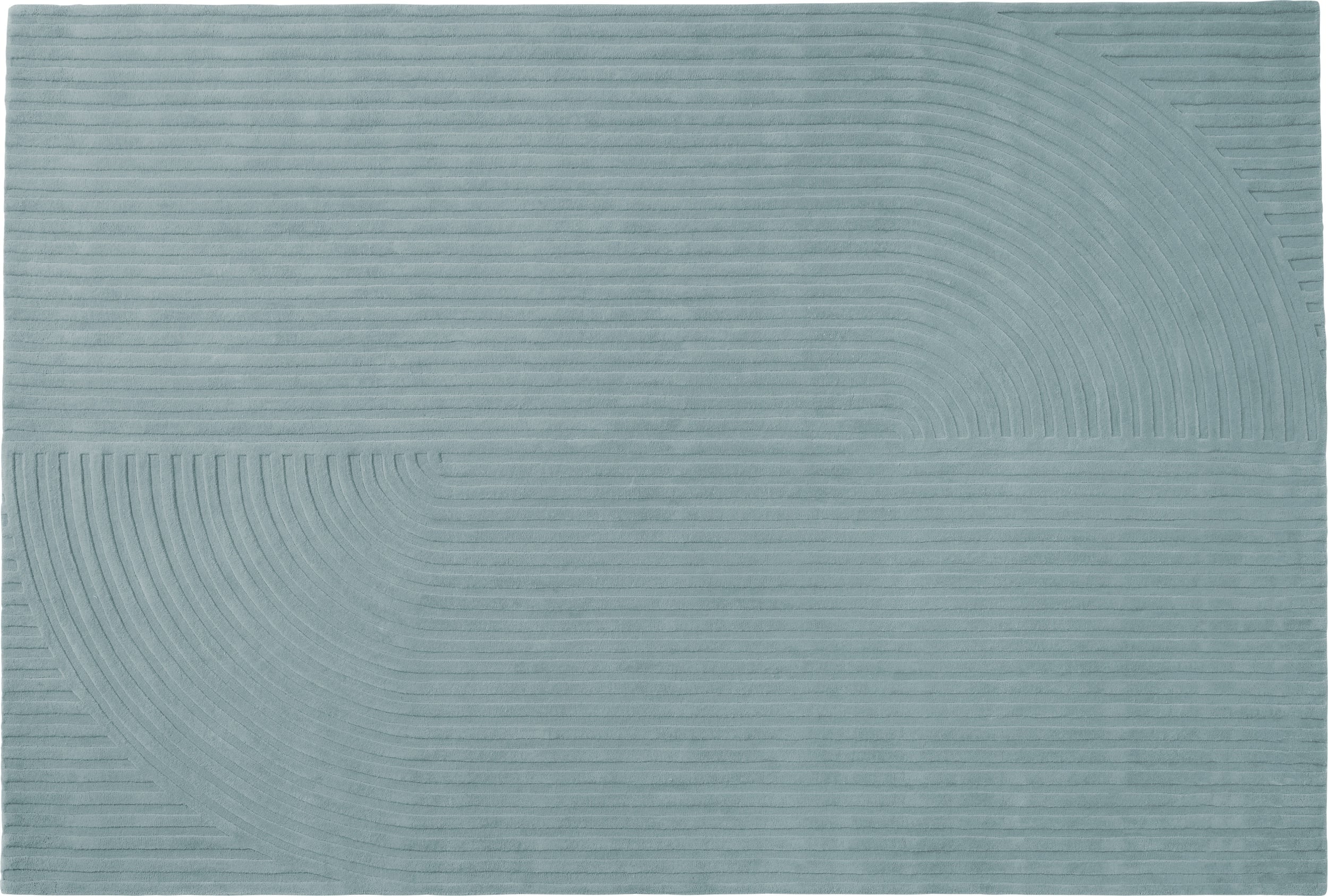 Dywan Relevo Quattro 200 x 300 cm szałwiowa zieleń