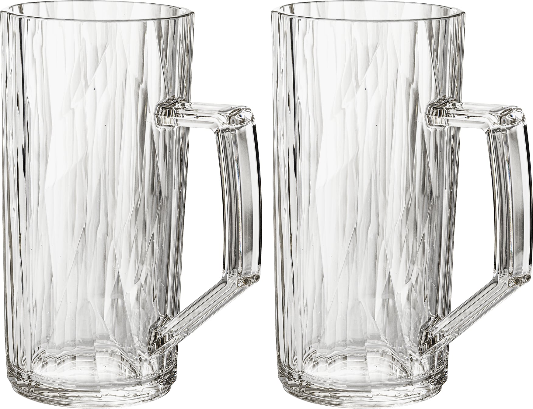 Szklanki do piwa z tworzywa Club No. 26 Tritan 500 ml przezroczyste 2 szt.