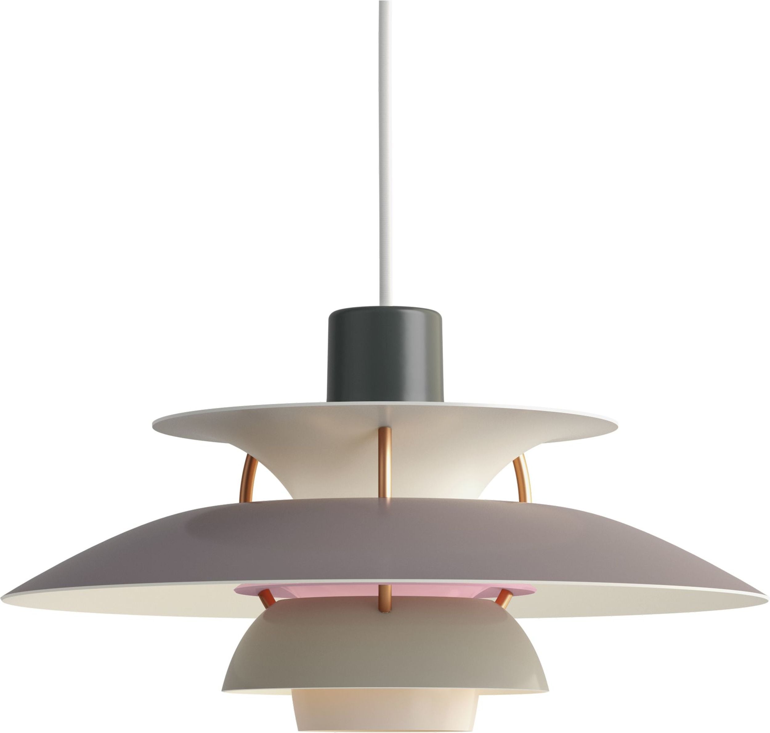 Lampa wisząca PH 5 Mini odcienie szarości