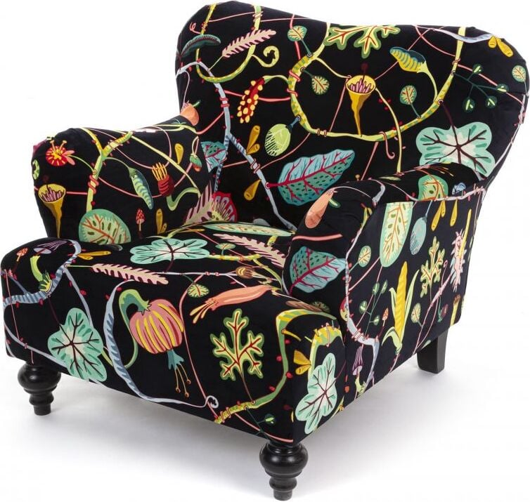 Fotel Botanical Diva czarny