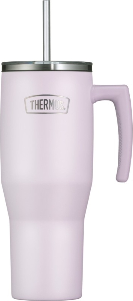 Kubek termiczny ze słomką Thermos Refreshing 1 1 l lawendowy mat